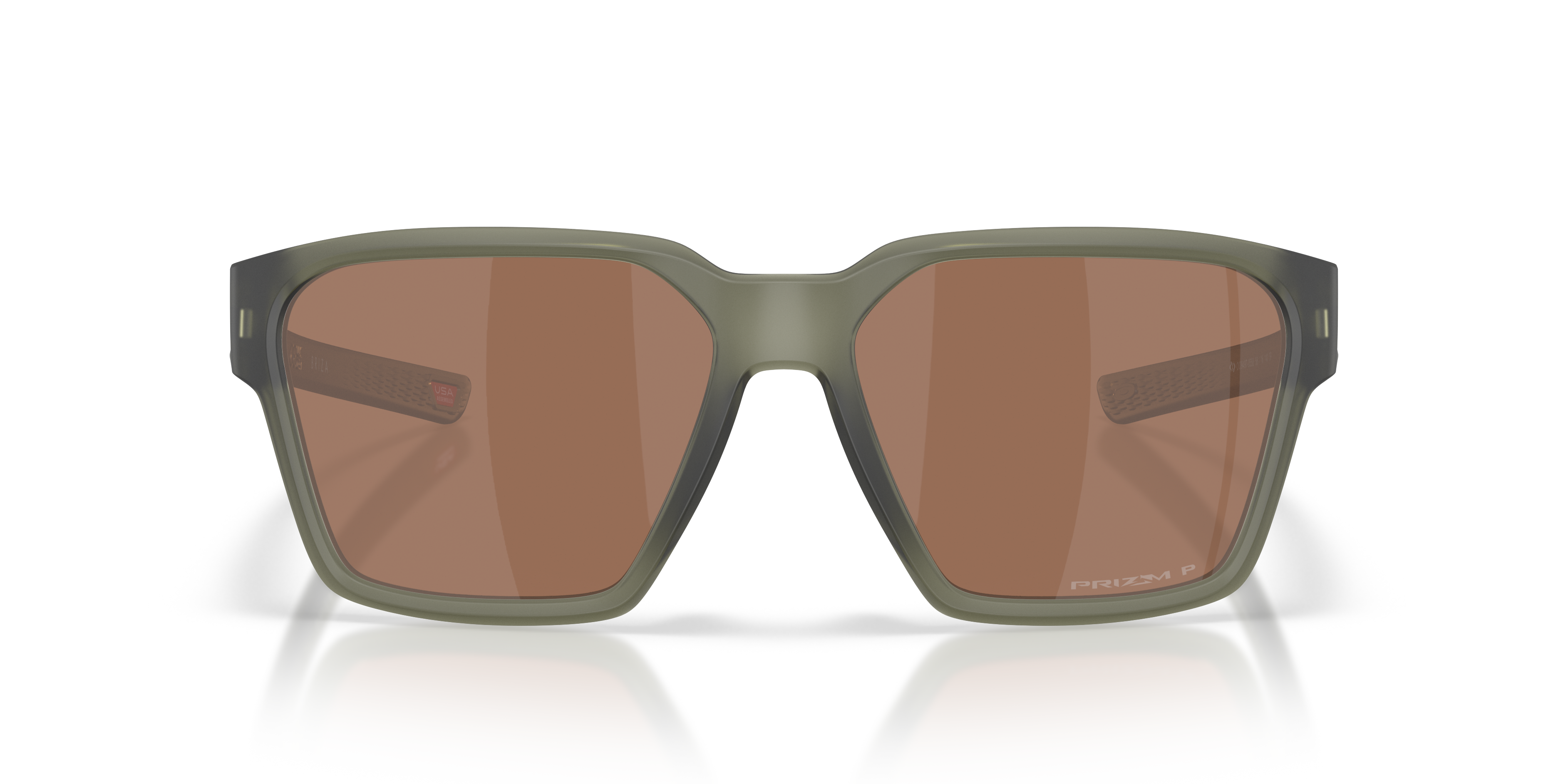 Oakley OO9497 Briza Men's Square Prizm Sunglasses - Steel Frame