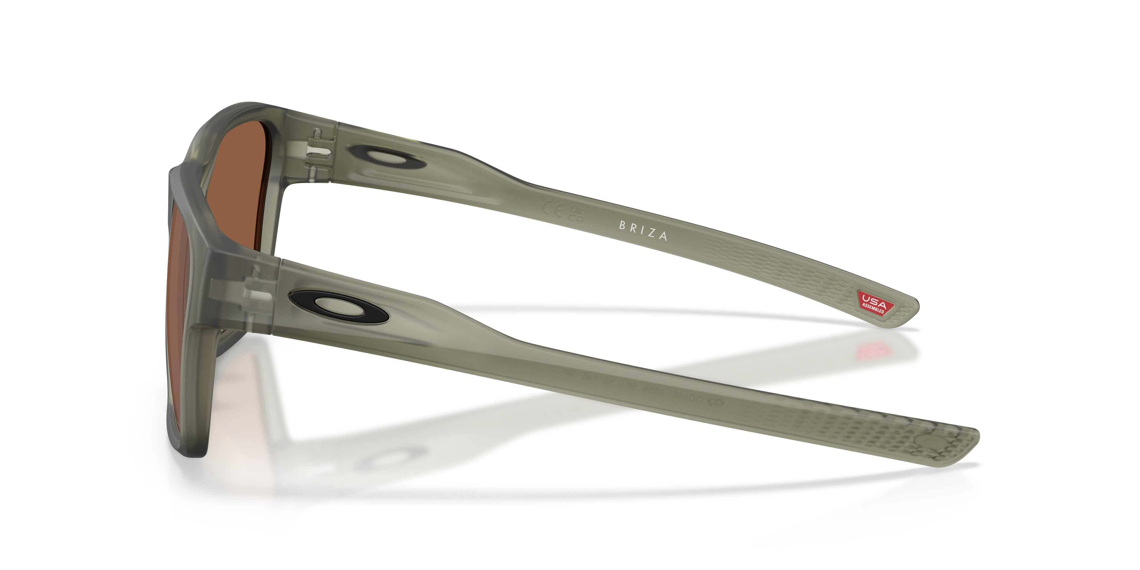 Oakley OO9497 Briza Men's Square Prizm Sunglasses - Steel Frame