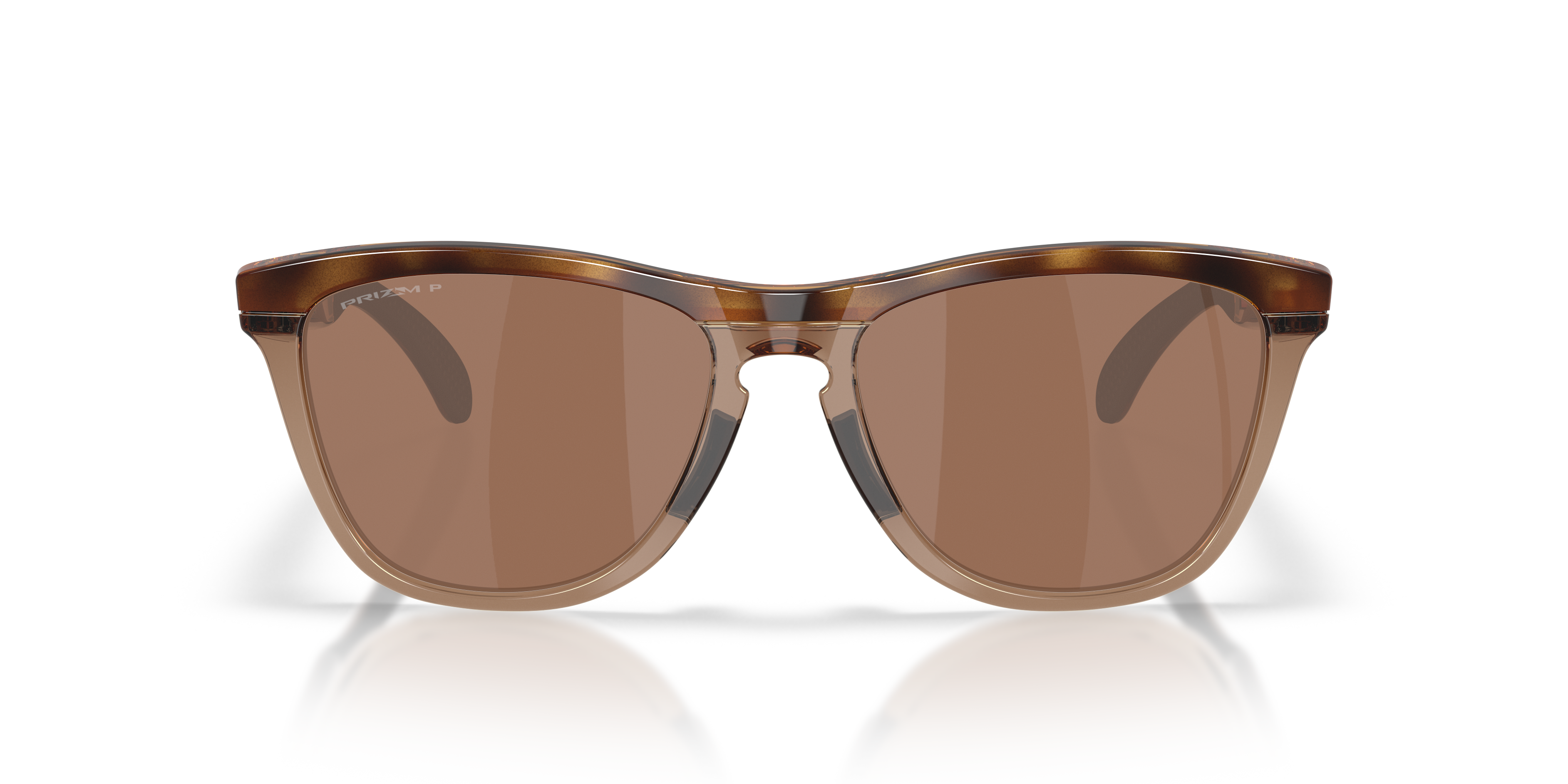 Oakley OO9503 Frogskins Range XL Unisex Round Prizm Polarized Sunglasses - Brown Tortoise Frame