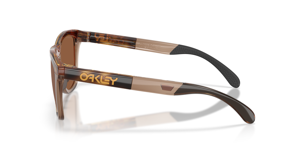 Oakley OO9503 Frogskins Range XL Unisex Round Prizm Polarized Sunglasses - Brown Tortoise Frame