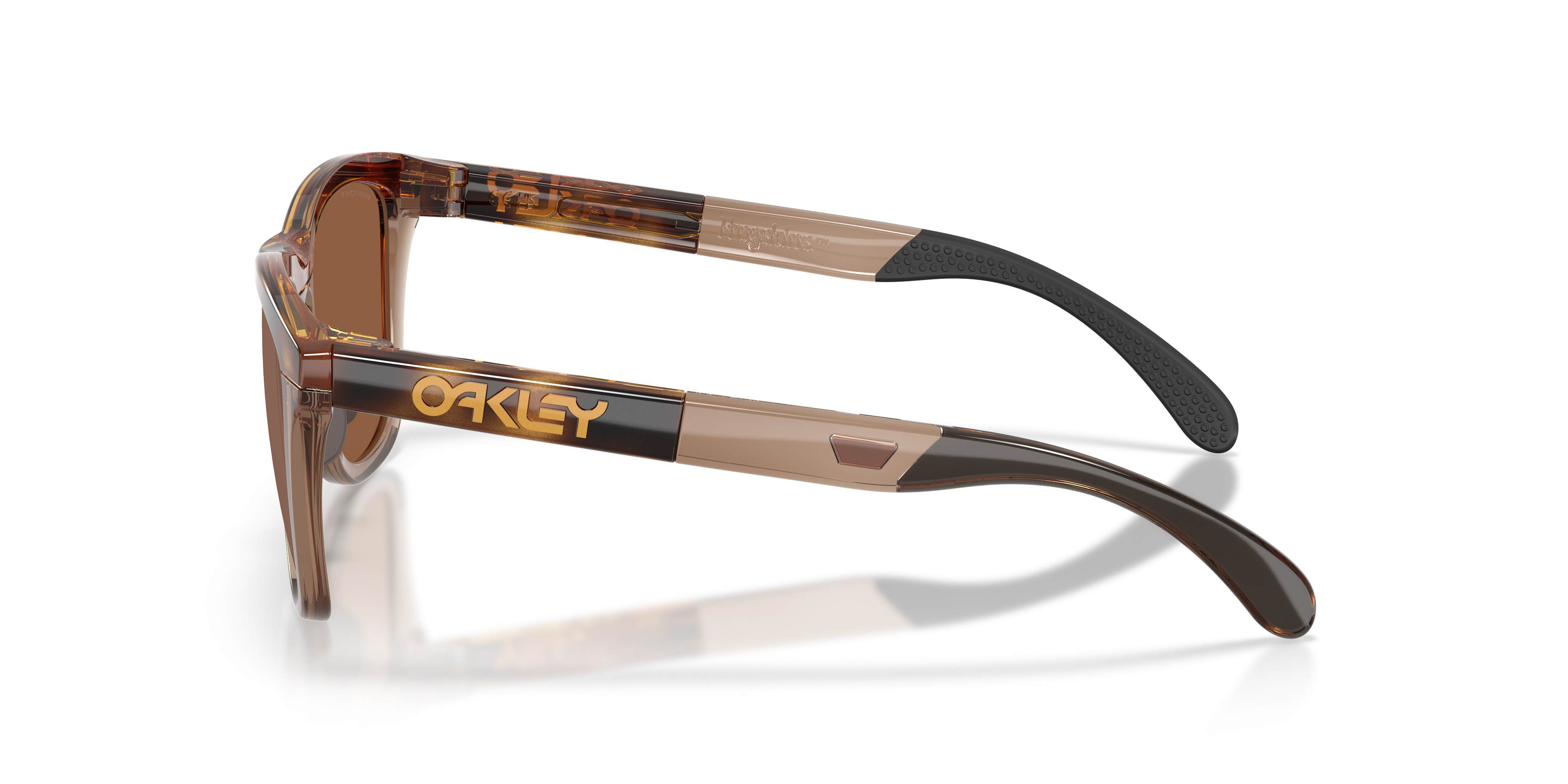 Oakley OO9503 Frogskins Range XL Unisex Round Prizm Polarized Sunglasses - Brown Tortoise Frame