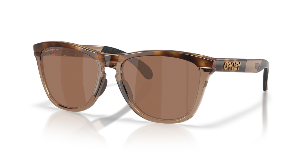 Oakley OO9503 Frogskins Range XL Unisex Round Prizm Polarized Sunglasses - Brown Tortoise Frame
