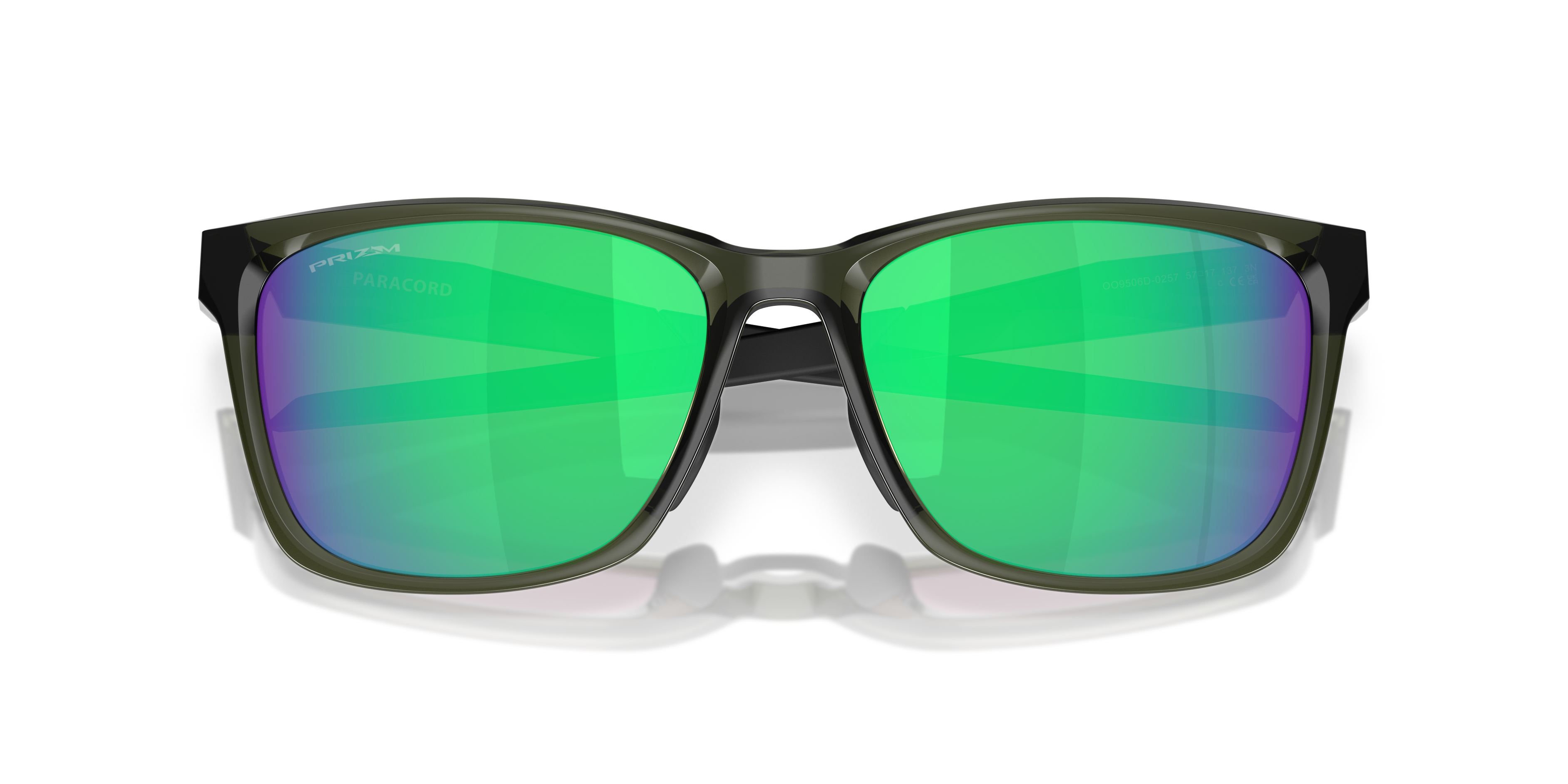 Oakley OO9506D Paracord Unisex Square Prizm Sunglasses - Matte Black Frame