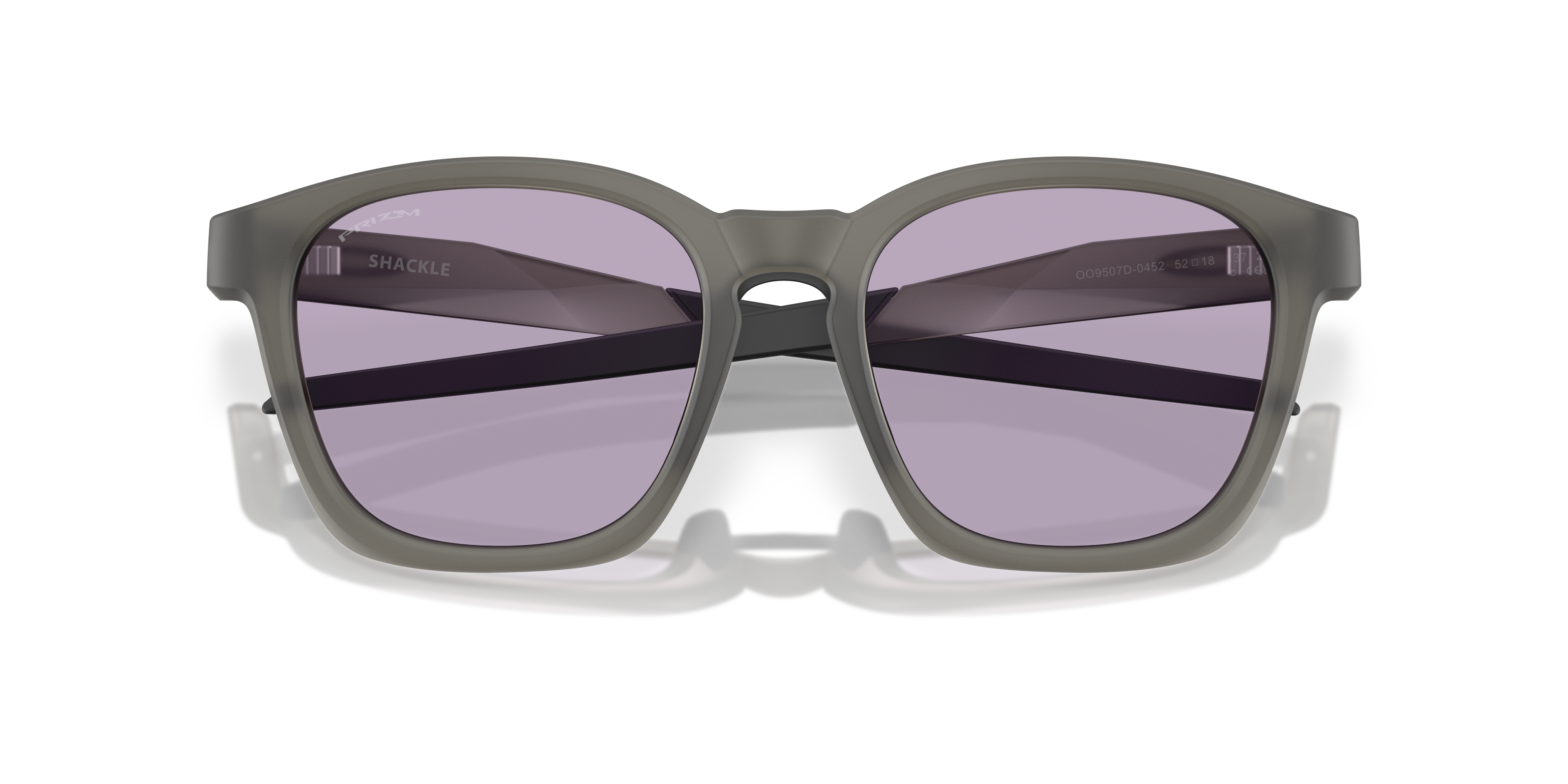 Oakley OO9507D Shackle Unisex Square Prizm Sunglasses - Matte Black Camo Frame
