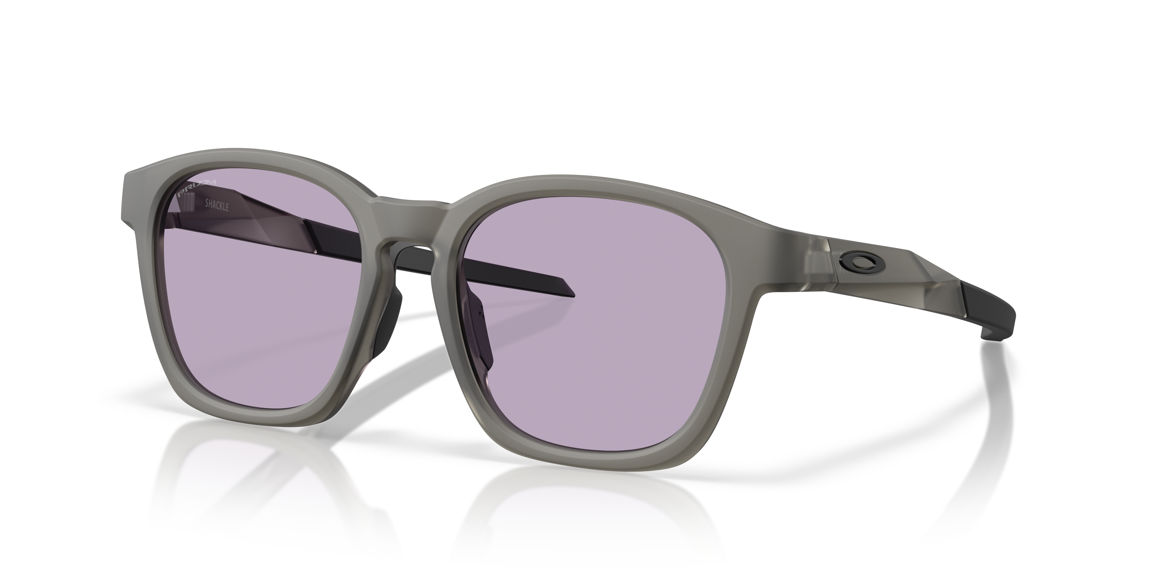 Oakley OO9507D Shackle Unisex Square Prizm Sunglasses - Matte Grey Smoke Frame
