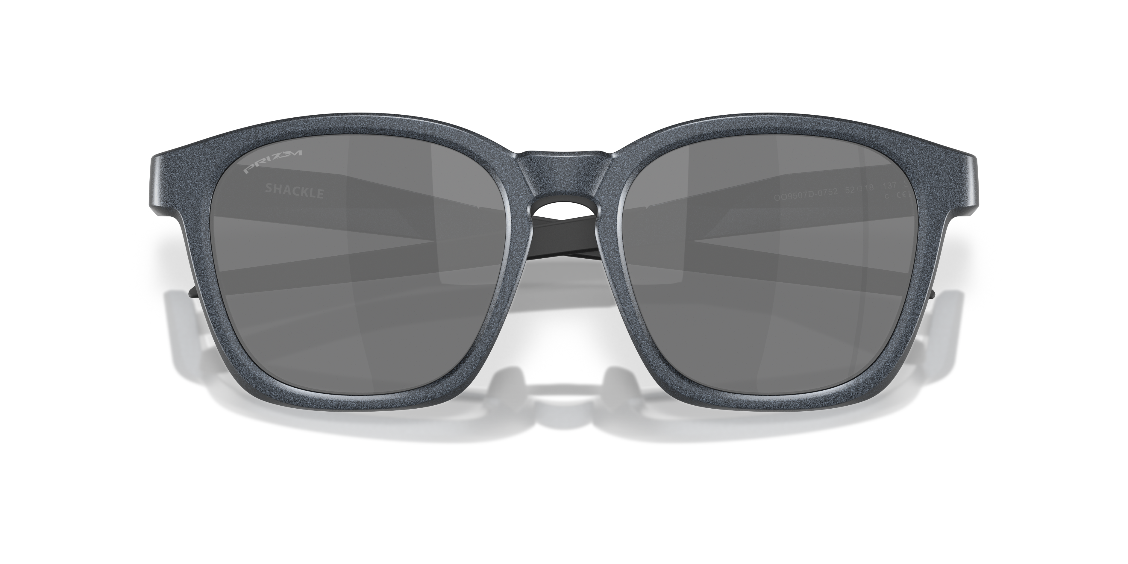 Oakley OO9507D Shackle Unisex Square Prizm Sunglasses - Blue Steel Frame