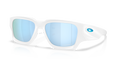 Oakley OO9514 Instagator Men's Rectangle Prizm Polarized Sunglasses - Matte White Frame