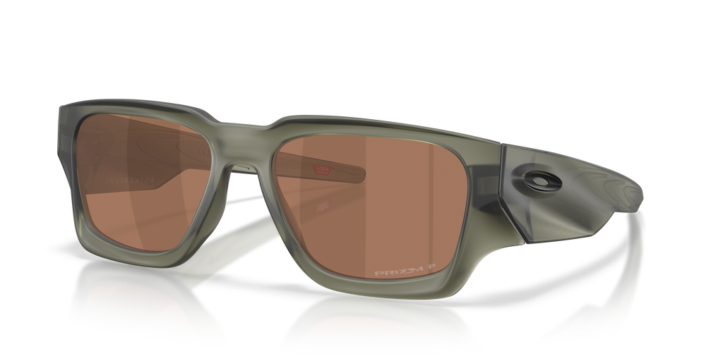 Oakley OO9514 Instagator Men's Rectangle Prizm Polarized Sunglasses - Matte Olive Ink Frame
