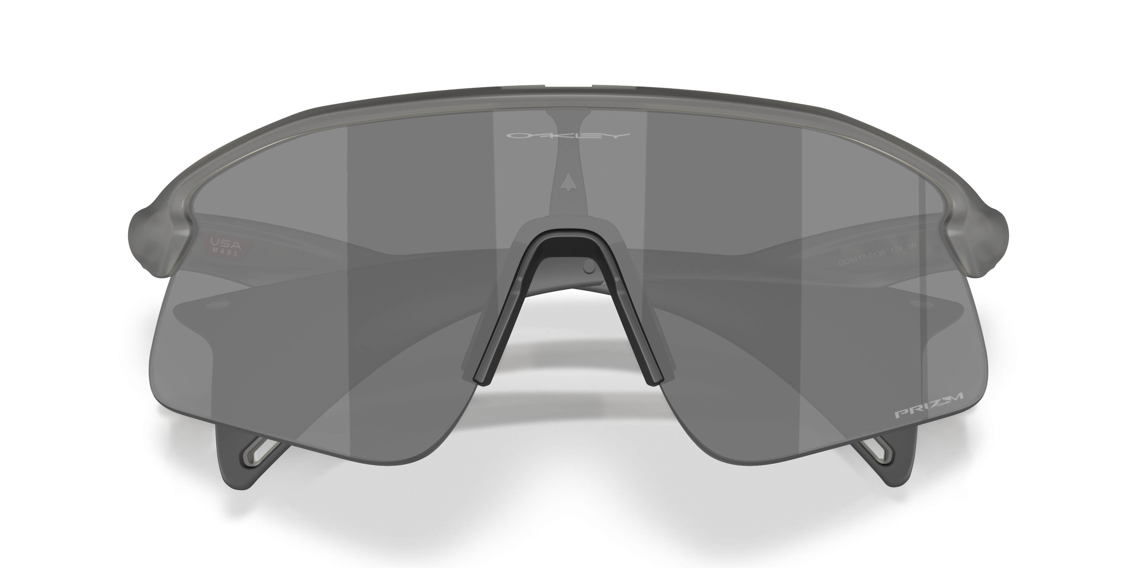 Oakley OO9517 Stunt Devil Unisex Rectangle Prizm Sunglasses - Matte Uranium Frame
