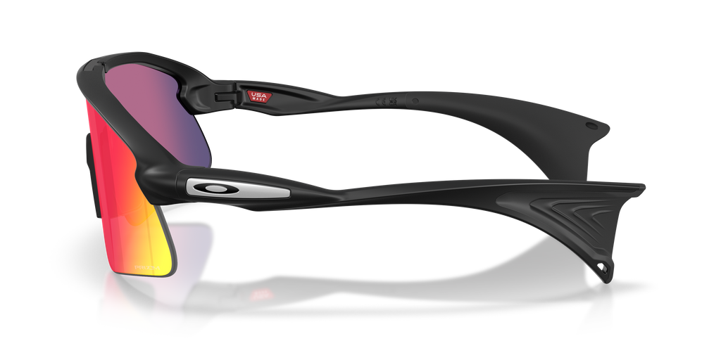 Oakley OO9517 Stunt Devil Unisex Rectangle Prizm Sunglasses - Matte Black Frame