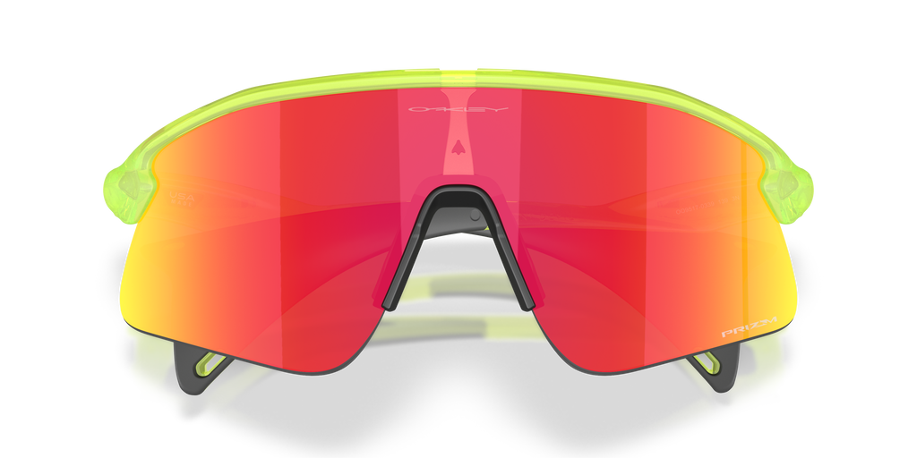 Oakley OO9517 Stunt Devil Unisex Rectangle Prizm Sunglasses - Matte Black Frame