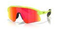 Oakley OO9517 Stunt Devil Unisex Rectangle Prizm Sunglasses - Matte Uranium Frame