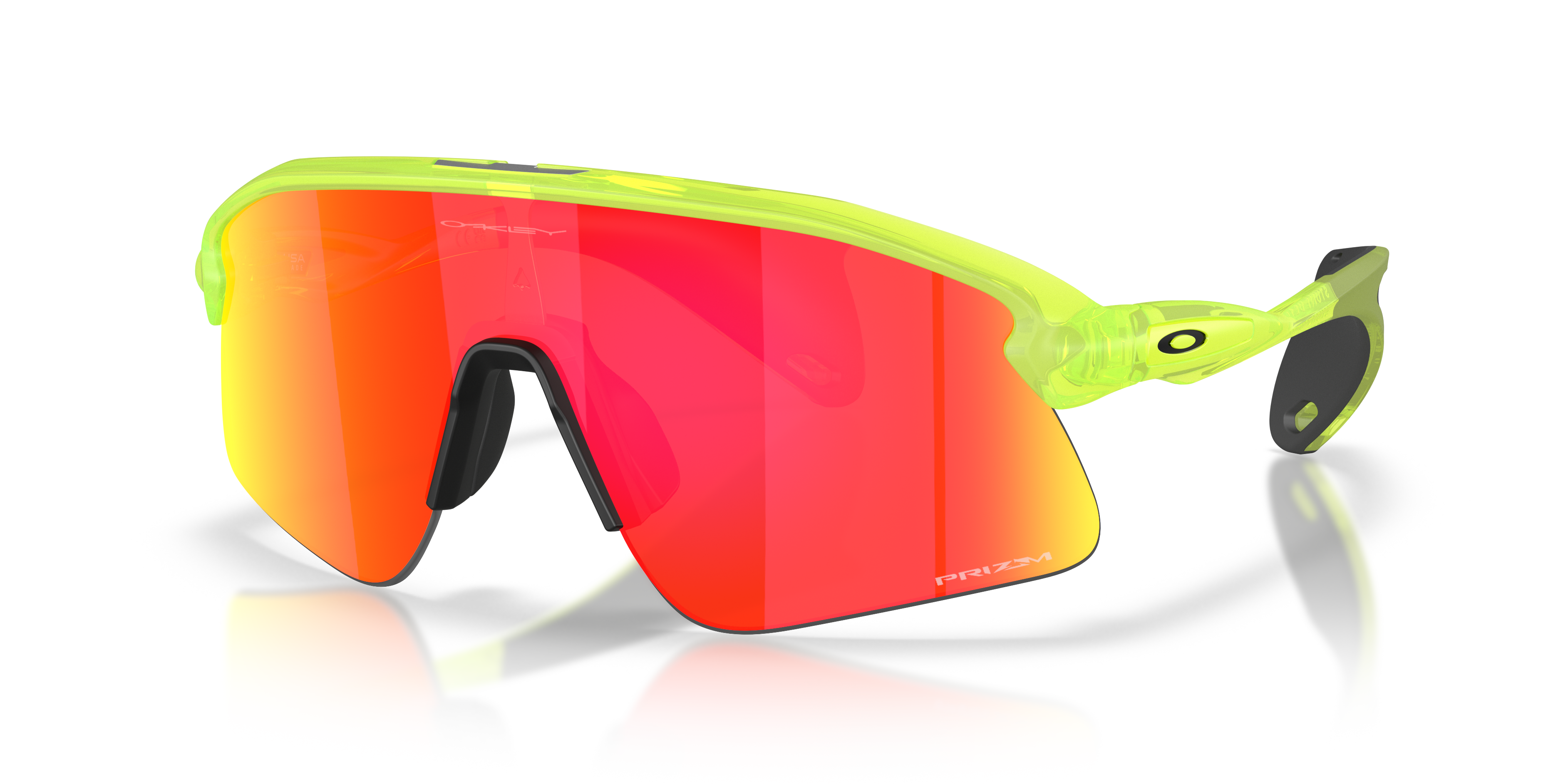 Oakley OO9517 Stunt Devil Unisex Rectangle Prizm Sunglasses - Matte Uranium Frame