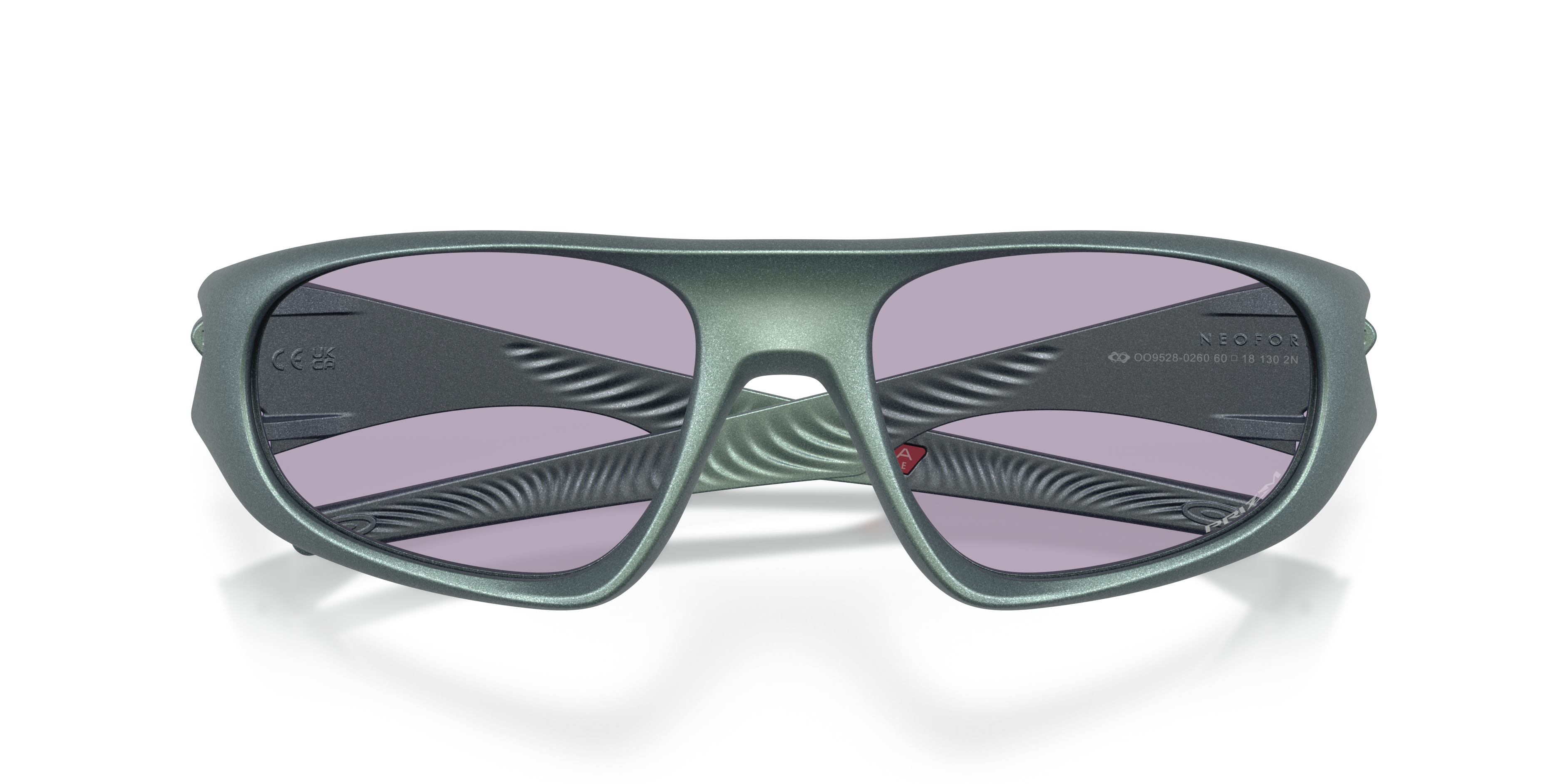 Oakley OO9528 Neoforma Unisex Oval Prizm Sunglasses - Matte Blue Frame
