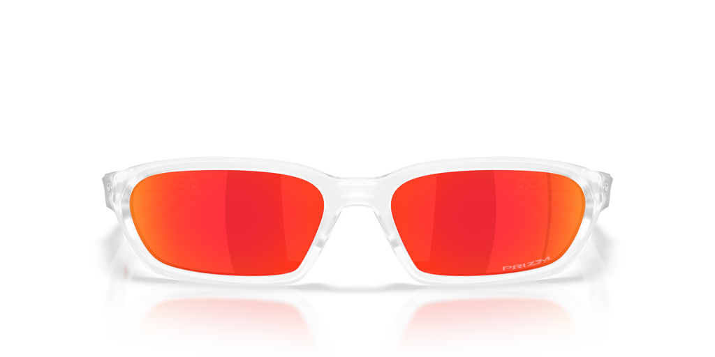 Oakley OO9530 Terraforma Unisex Rectangle Prizm Sunglasses - Matte Clear Frame