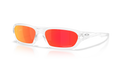 Oakley OO9530 Terraforma Unisex Rectangle Prizm Sunglasses - Matte Clear Frame