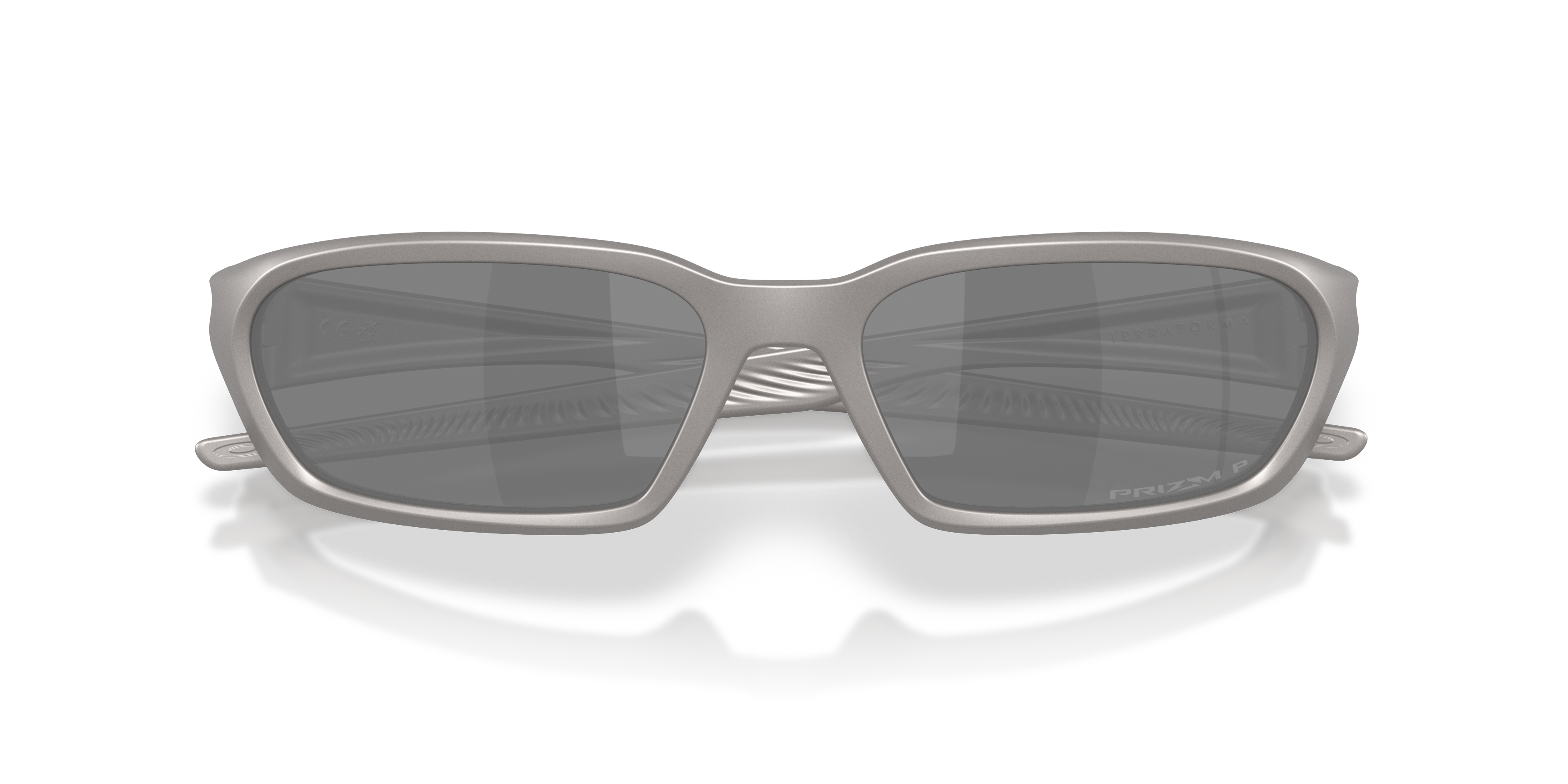 Oakley OO9530 Terraforma Unisex Rectangle Prizm Sunglasses - Titanium Frame