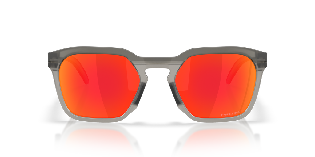 Oakley OO9533 HSTN SQ Unisex Square Prizm Sunglasses - Matte Black Frame