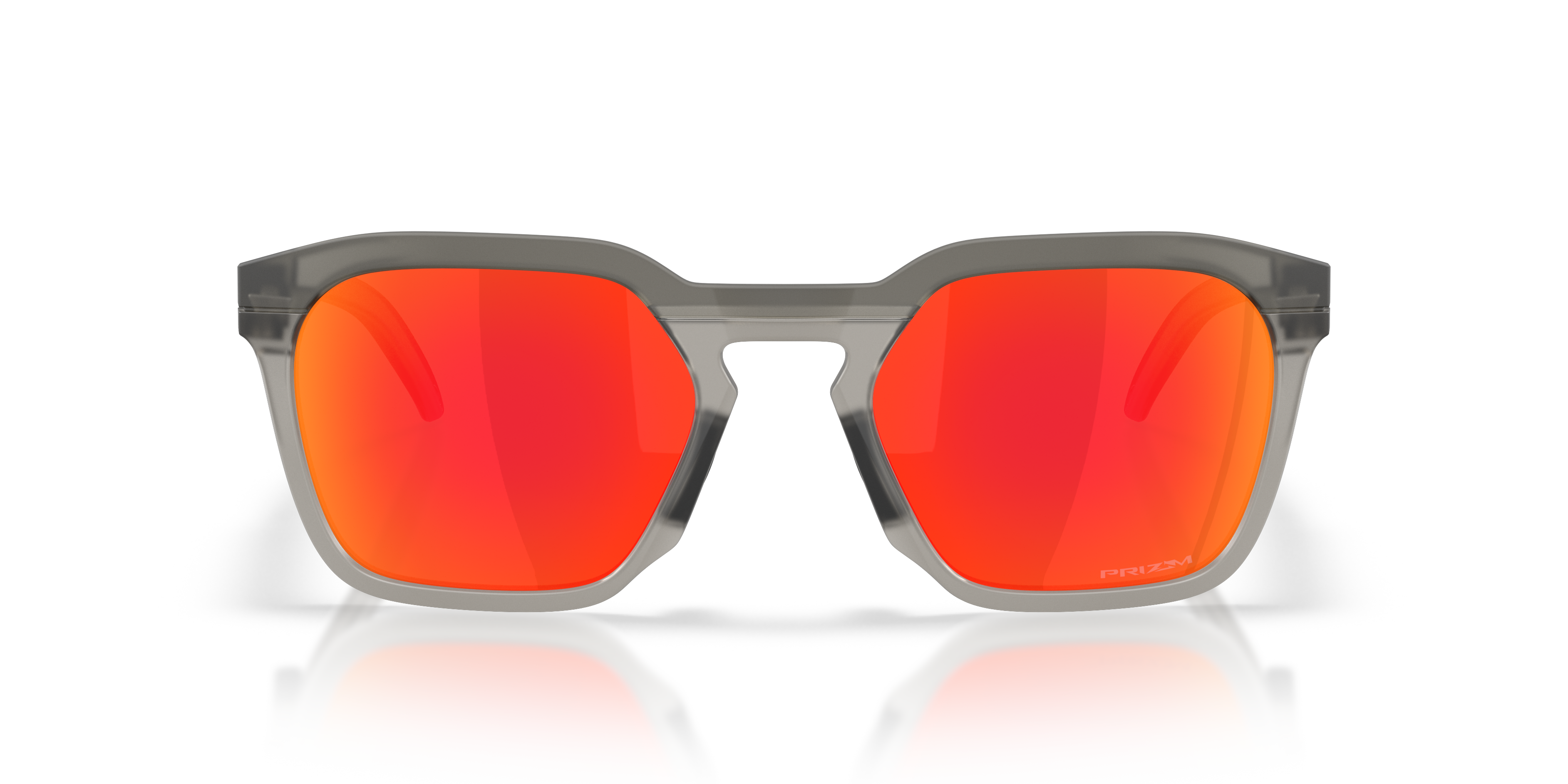 Oakley OO9533 HSTN SQ Unisex Square Prizm Sunglasses - Matte Black Frame