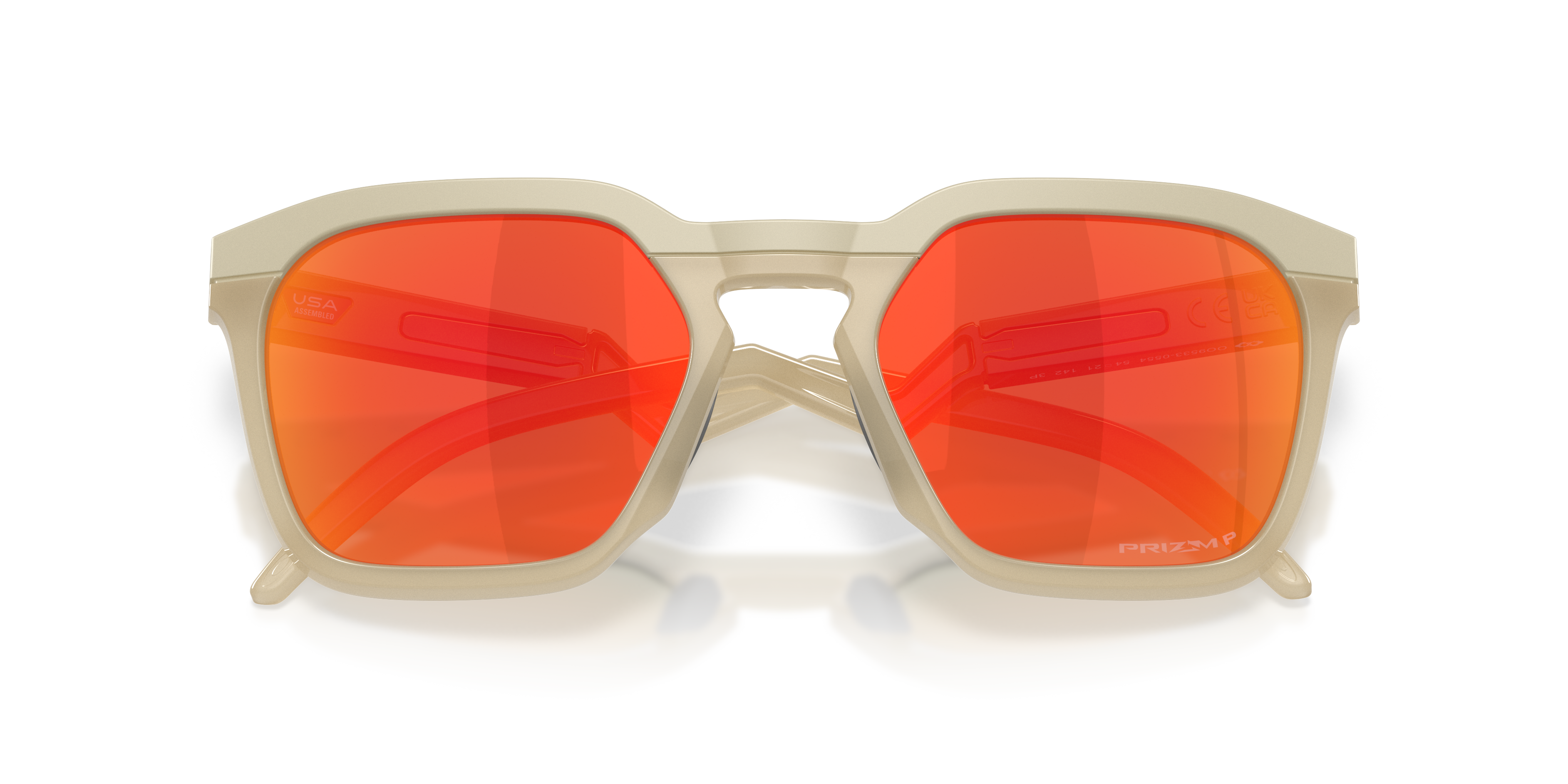 Oakley OO9533 HSTN SQ Unisex Square Prizm Sunglasses - Abyss Frame