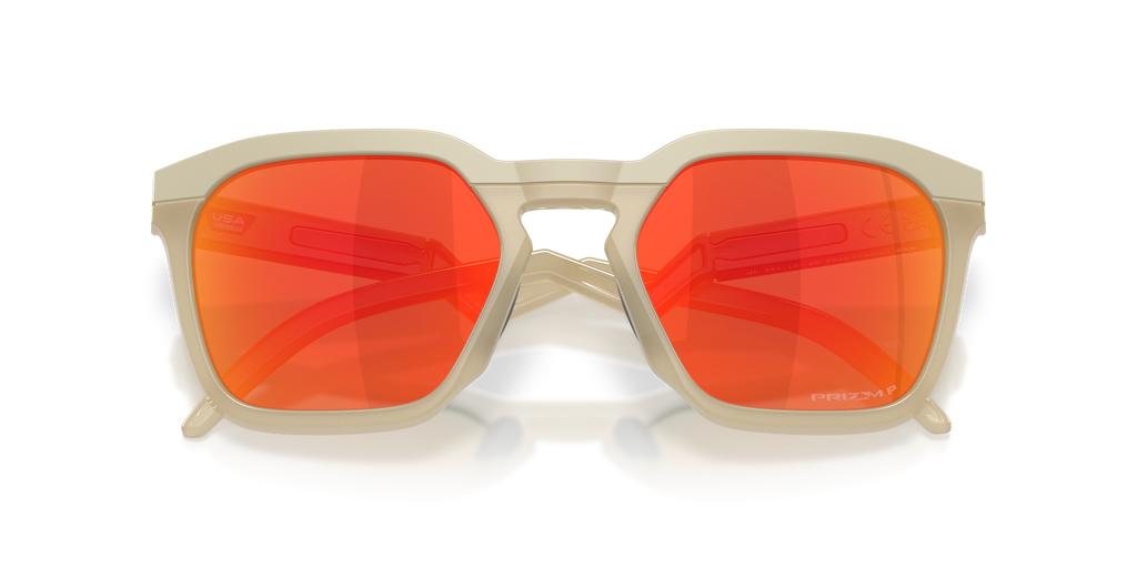 Oakley OO9533 HSTN SQ Unisex Square Prizm Sunglasses - Matte Mist Frame