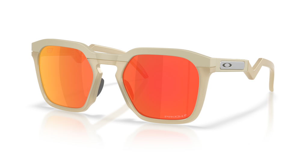 Oakley OO9533 HSTN SQ Unisex Square Prizm Sunglasses - Matte Sand Frame