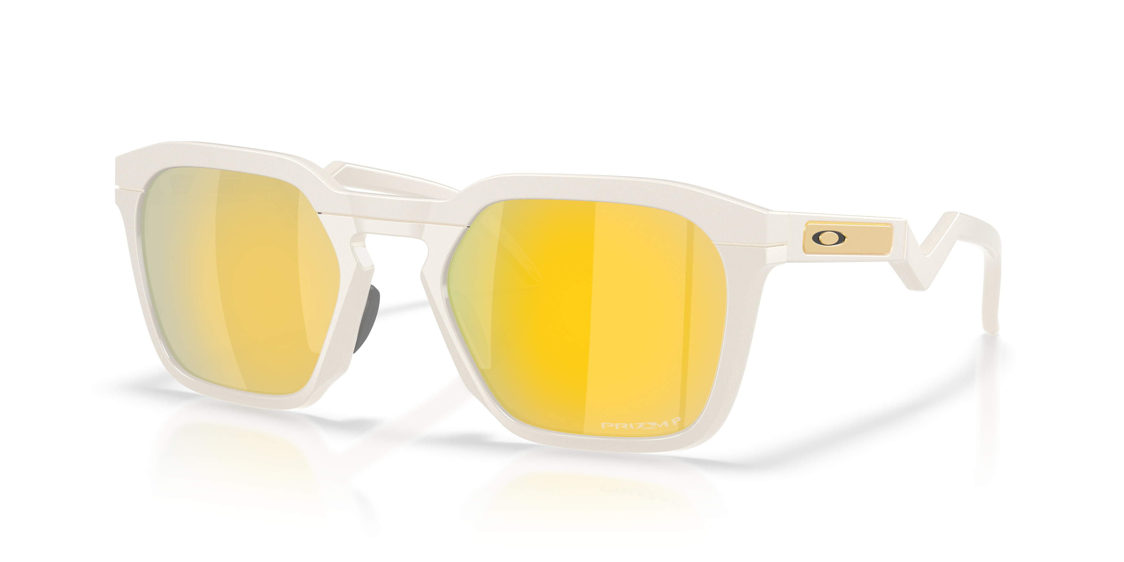 Oakley OO9533 HSTN SQ Unisex Square Prizm Sunglasses - Matte Black Frame
