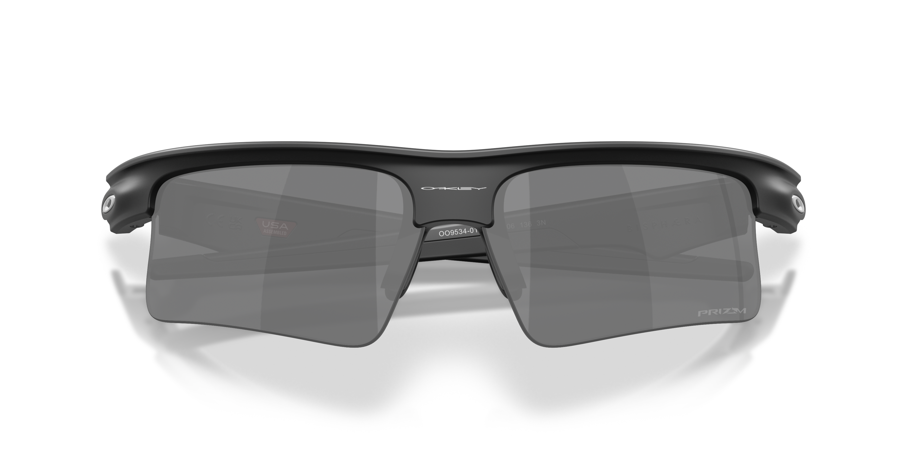 Oakley OO9534 Bisphaera Speed Unisex Prizm Sport Sunglasses - Transparent Abyss Frame