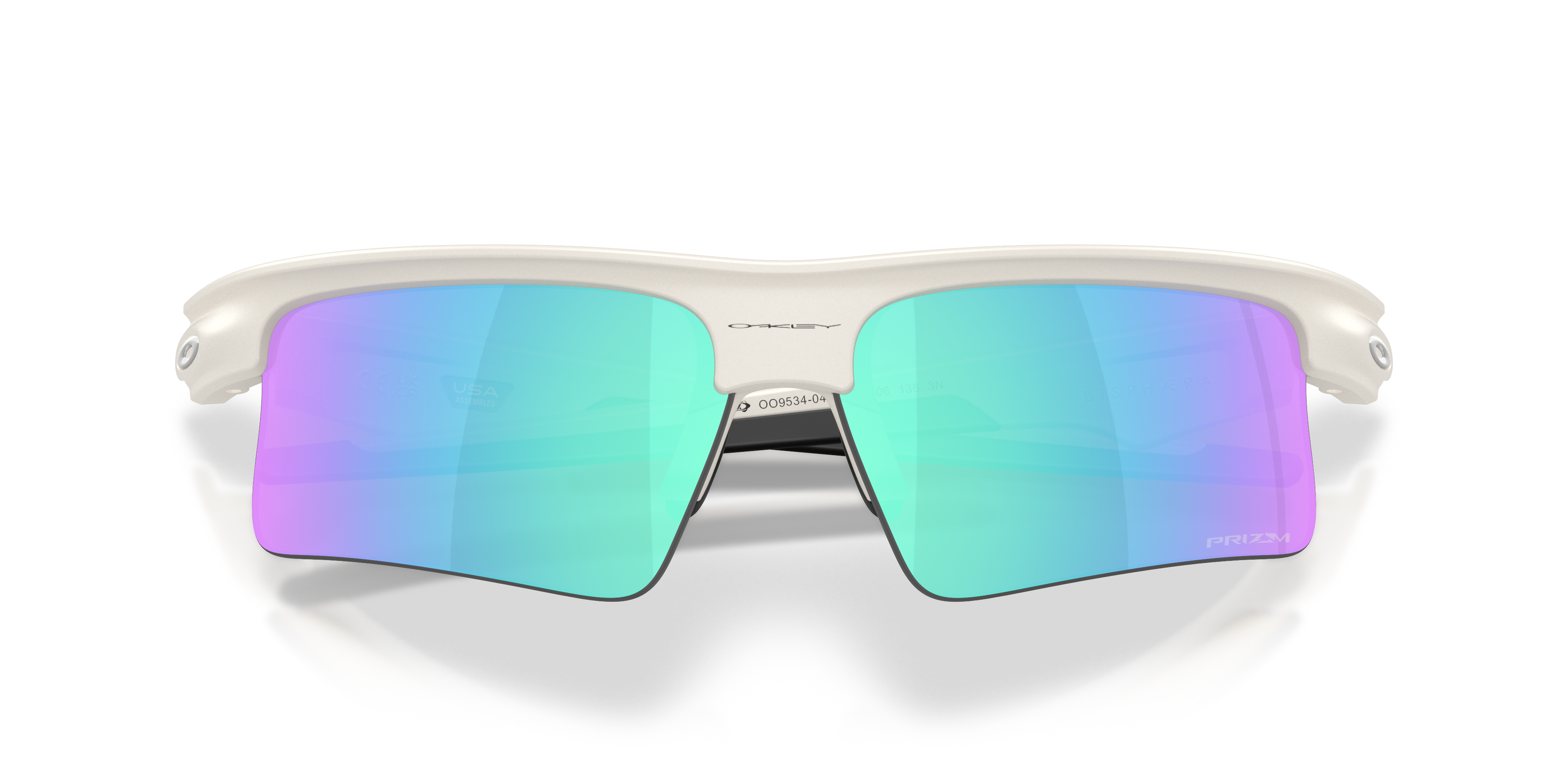 Oakley OO9534 Bisphaera Speed Unisex Prizm Sport Sunglasses - Matte Black Frame