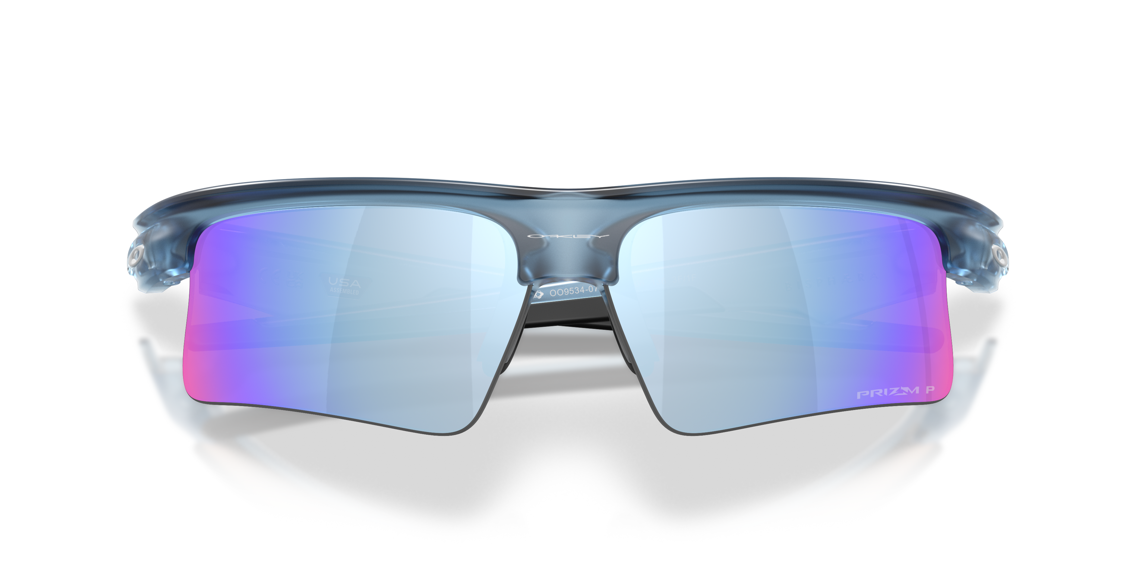 Oakley OO9534 Bisphaera Speed Unisex Prizm Sport Sunglasses - Polished Black Frame
