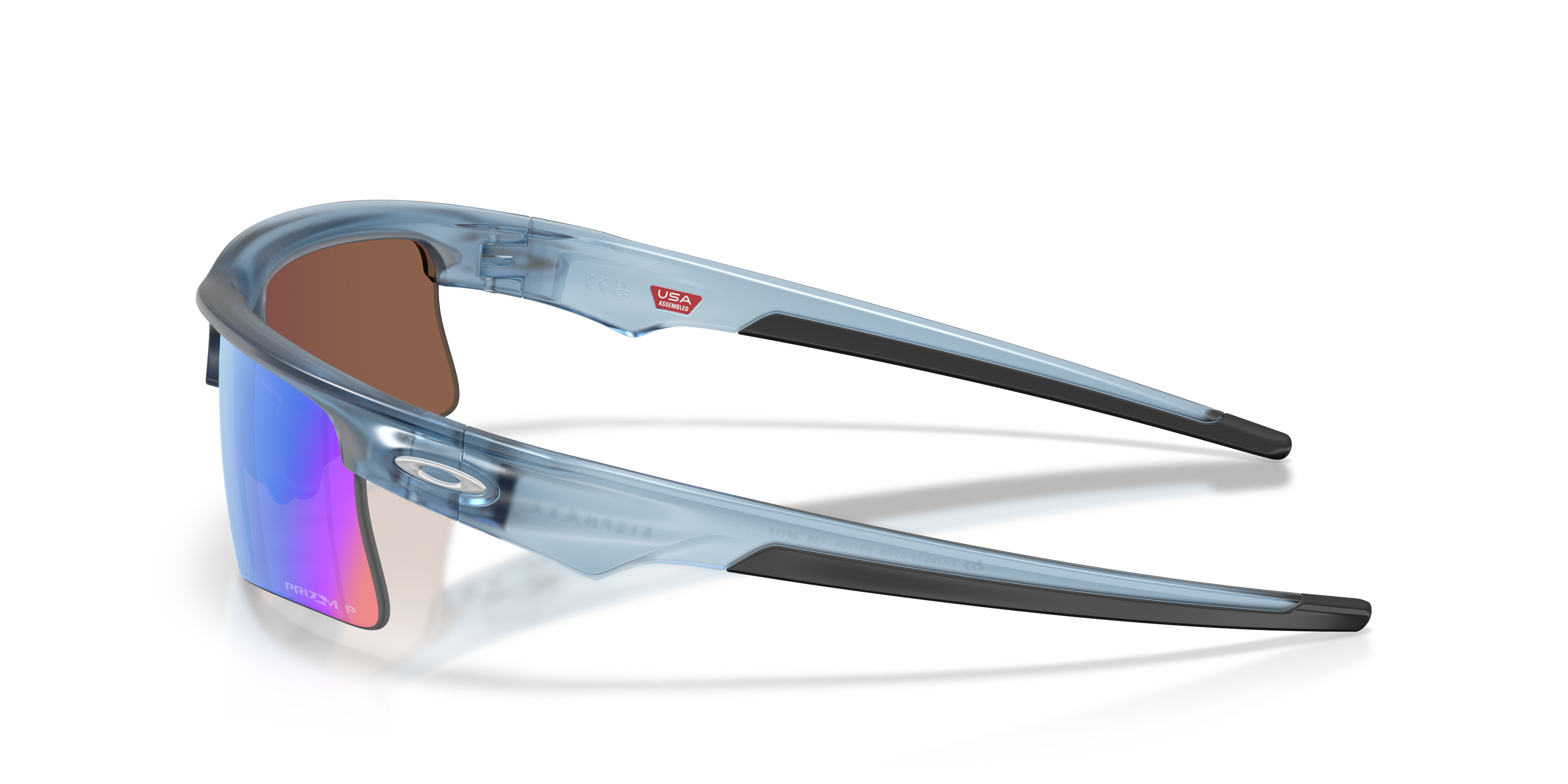 Oakley OO9534 Bisphaera Speed Unisex Prizm Sport Sunglasses - Polished Black Frame