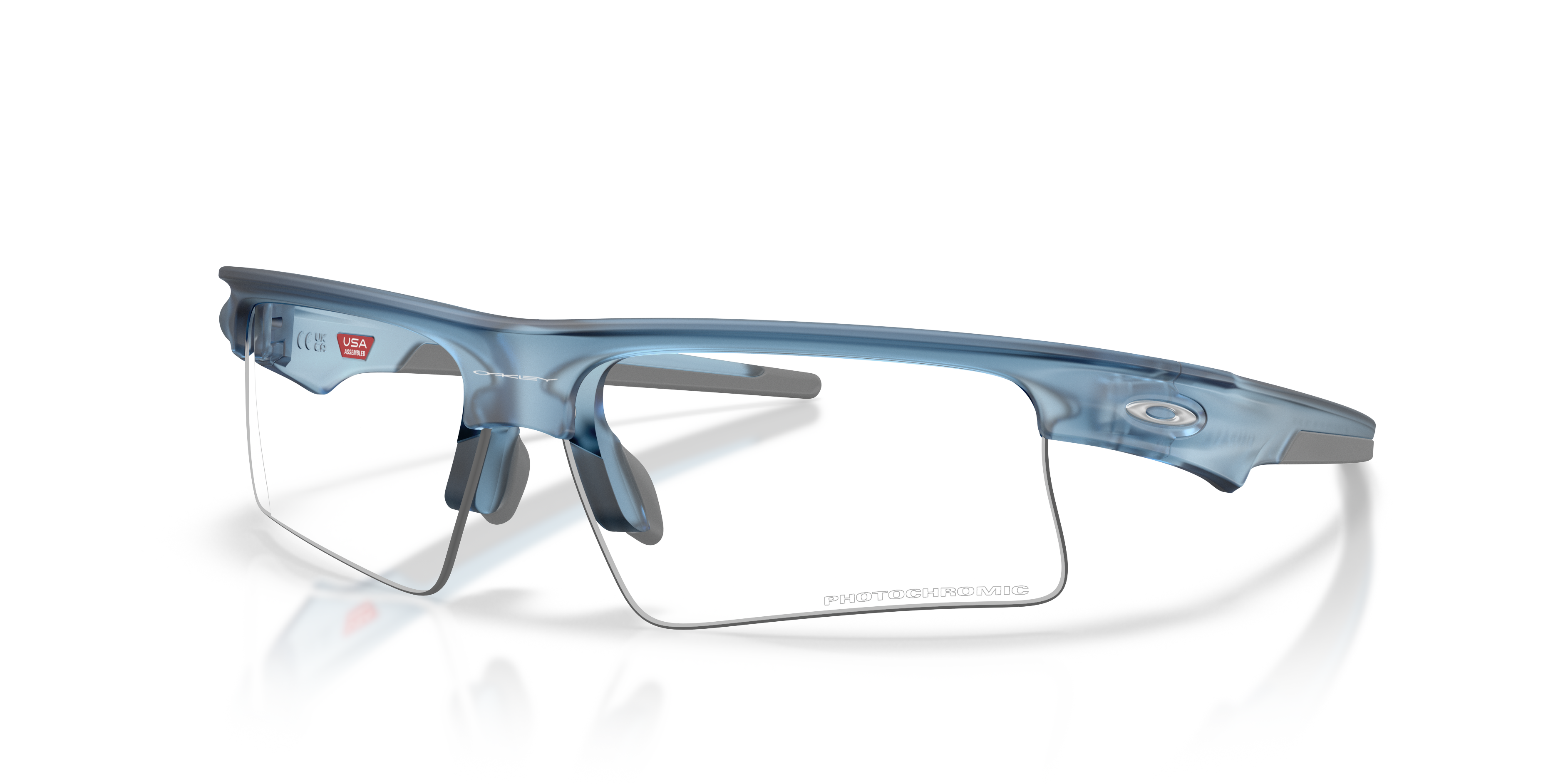 Oakley OO9534 Bisphaera Speed Unisex Prizm Sport Sunglasses - Matte Trans Stonewash Frame