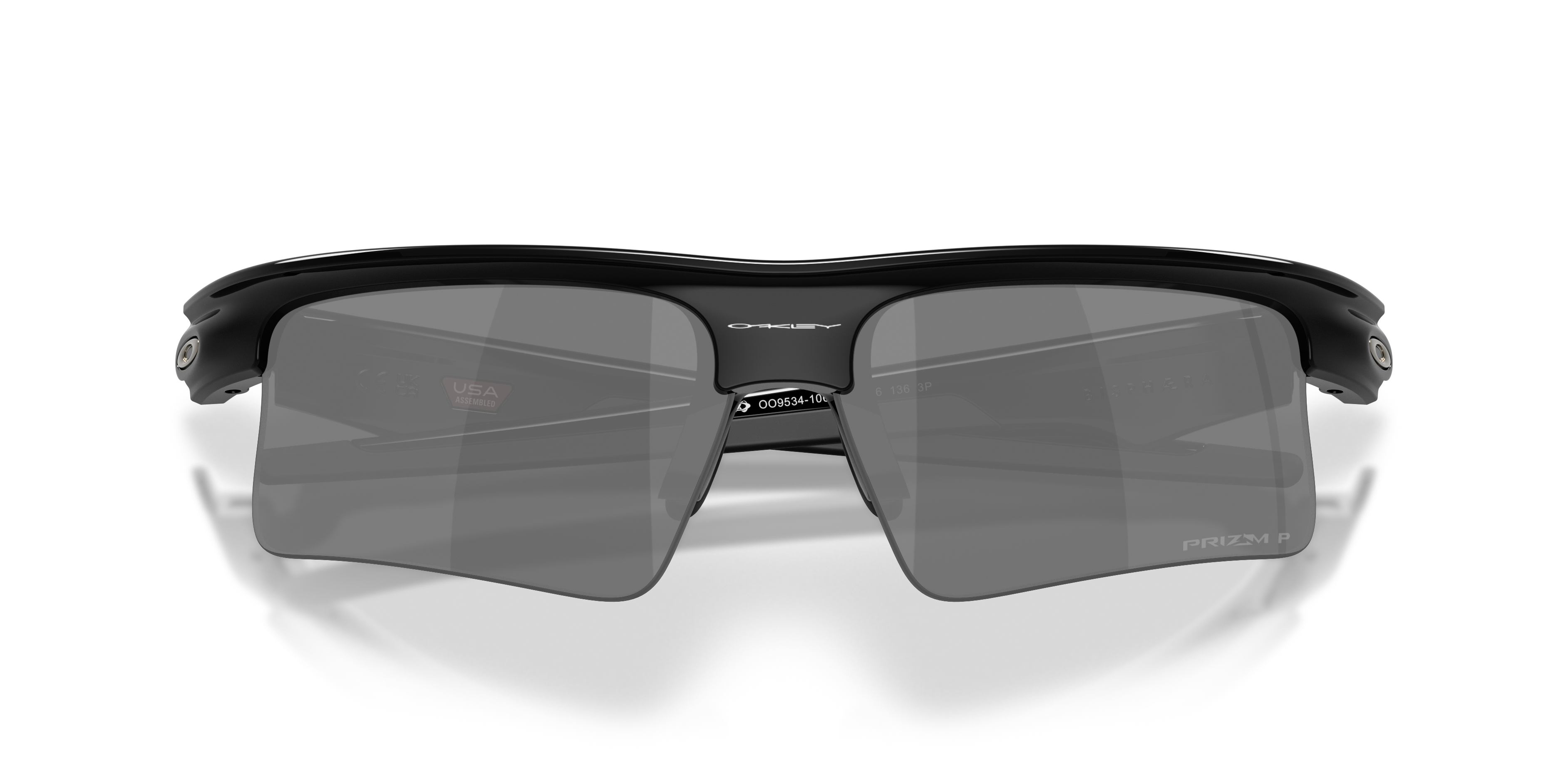 Oakley OO9534 Bisphaera Speed Unisex Prizm Sport Sunglasses - Matte Black Frame
