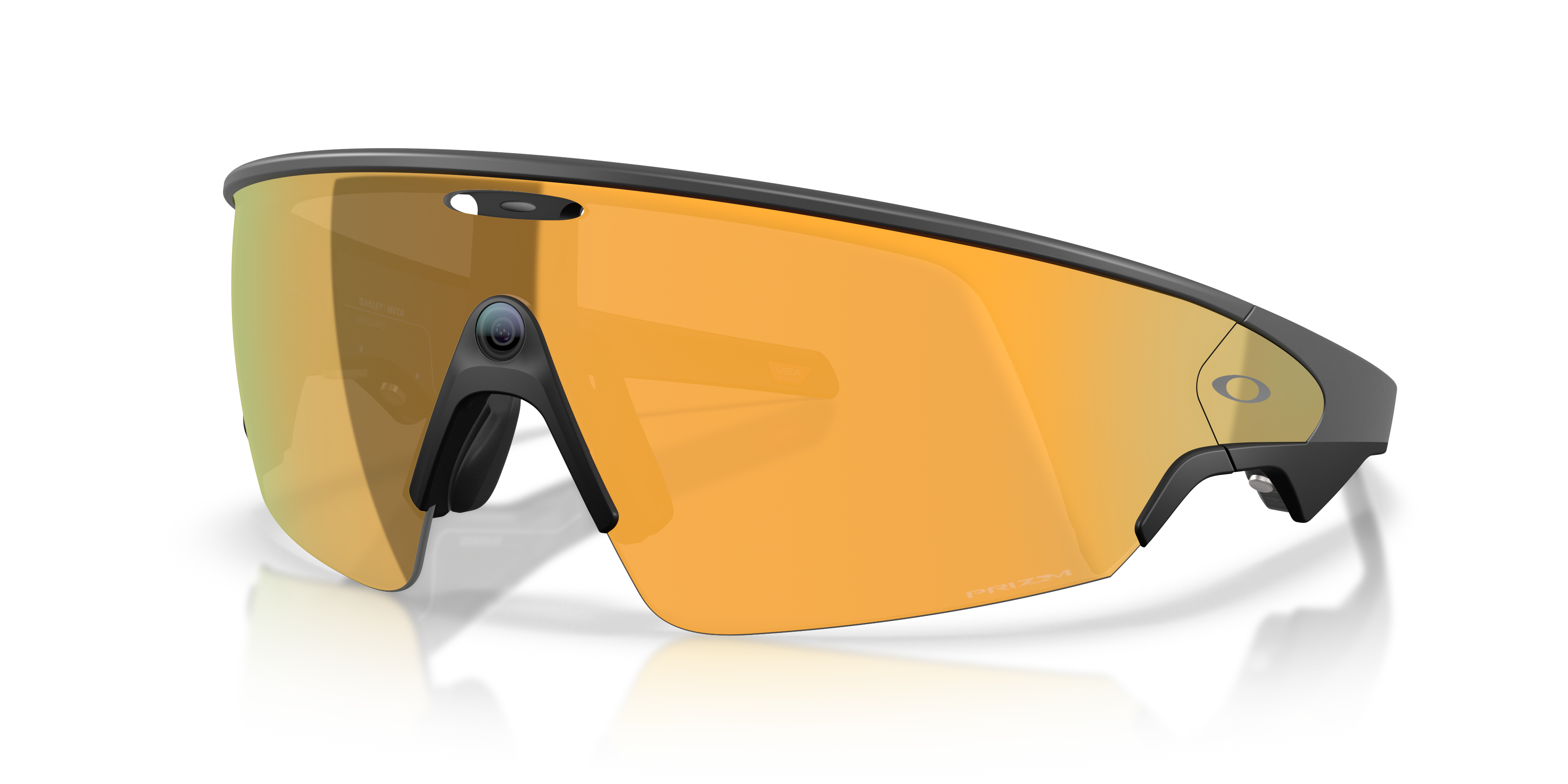 Oakley Meta Vanguard Unisex Rectangle Prizm Sunglasses - Black Frame
