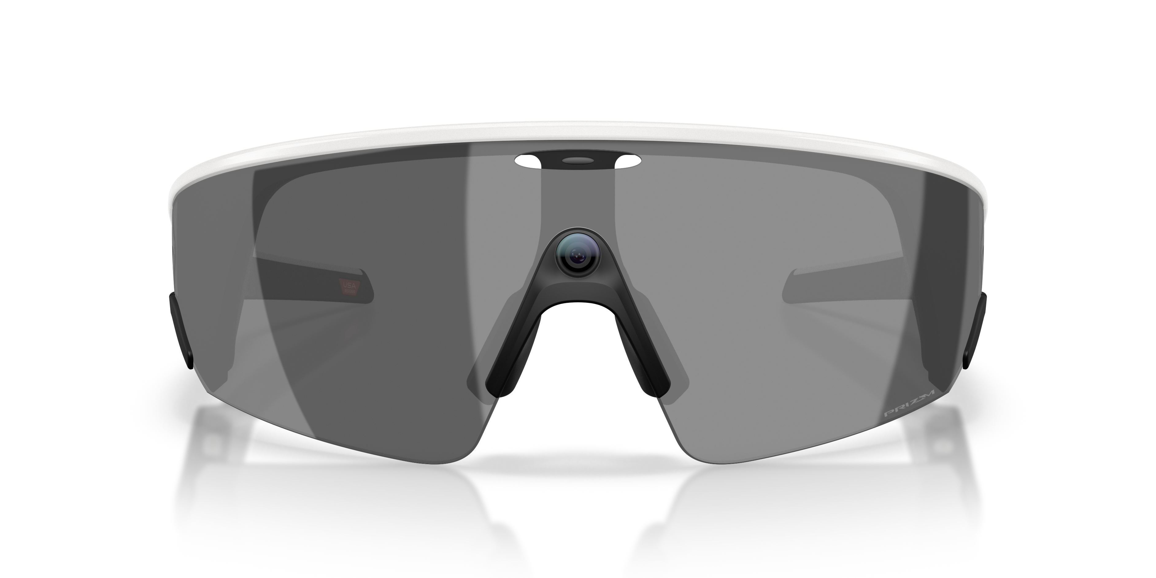 Oakley Meta Vanguard Unisex Rectangle Prizm Sunglasses - White Frame