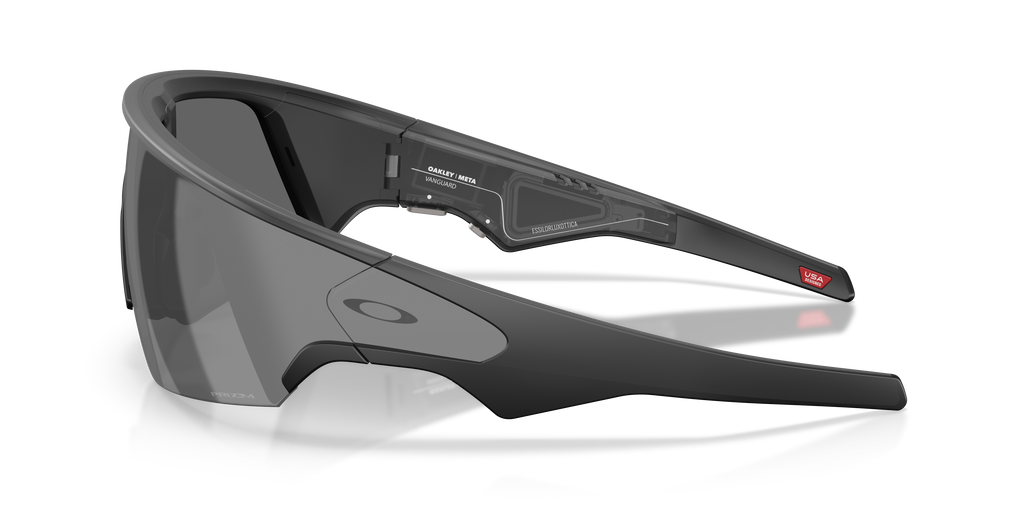Oakley Meta Vanguard Unisex Rectangle Prizm Sunglasses - White Frame