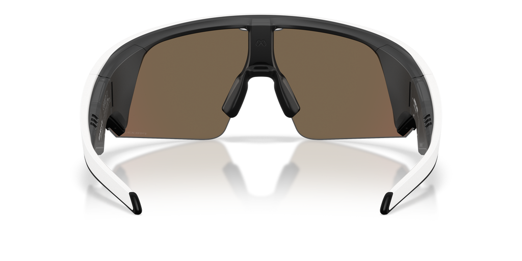 Oakley Meta Vanguard Unisex Rectangle Prizm Sunglasses - White Frame