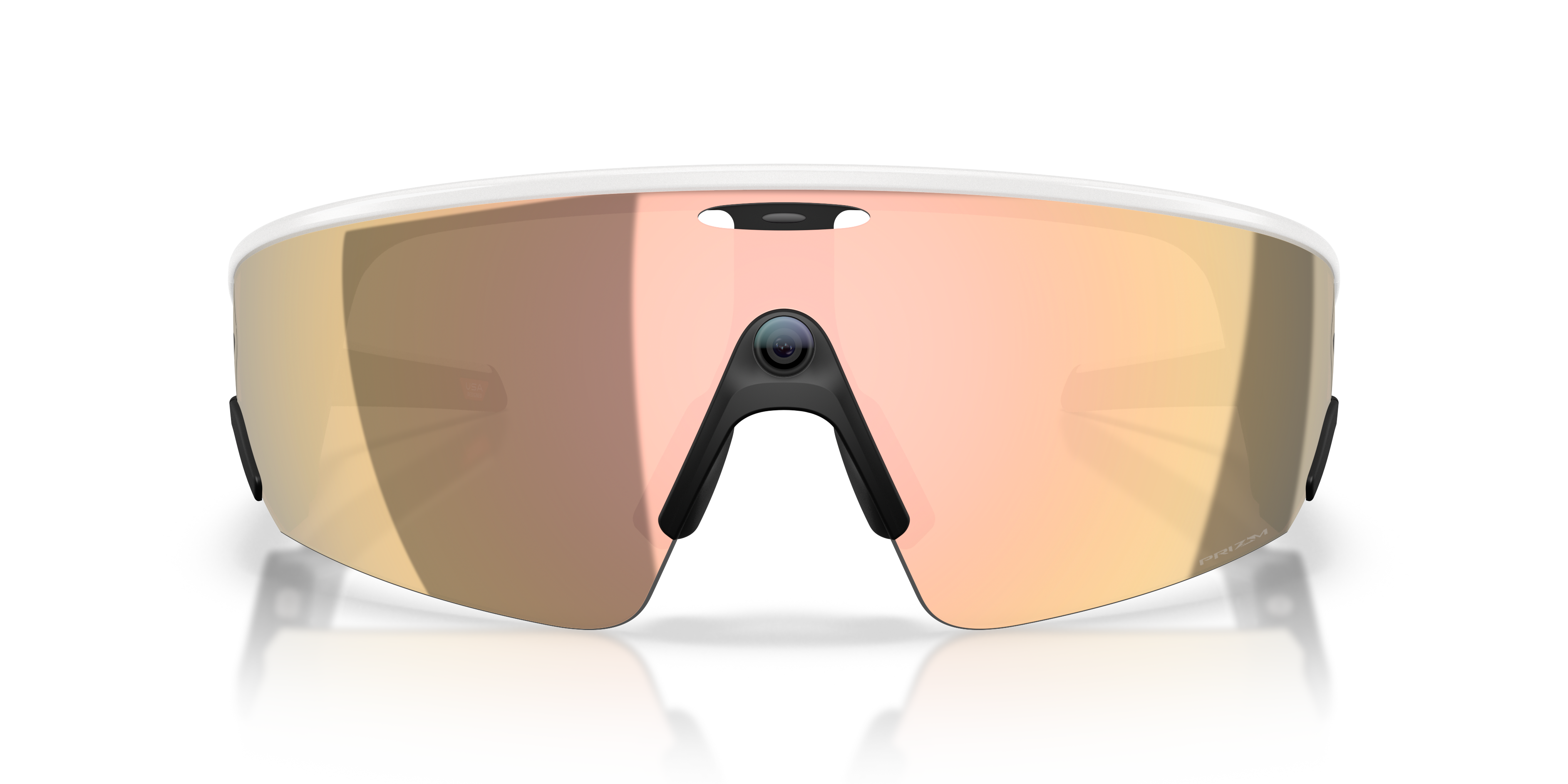 Oakley | Meta Meta Vanguard Unisex Rectangle Prizm Sunglasses - White Frame