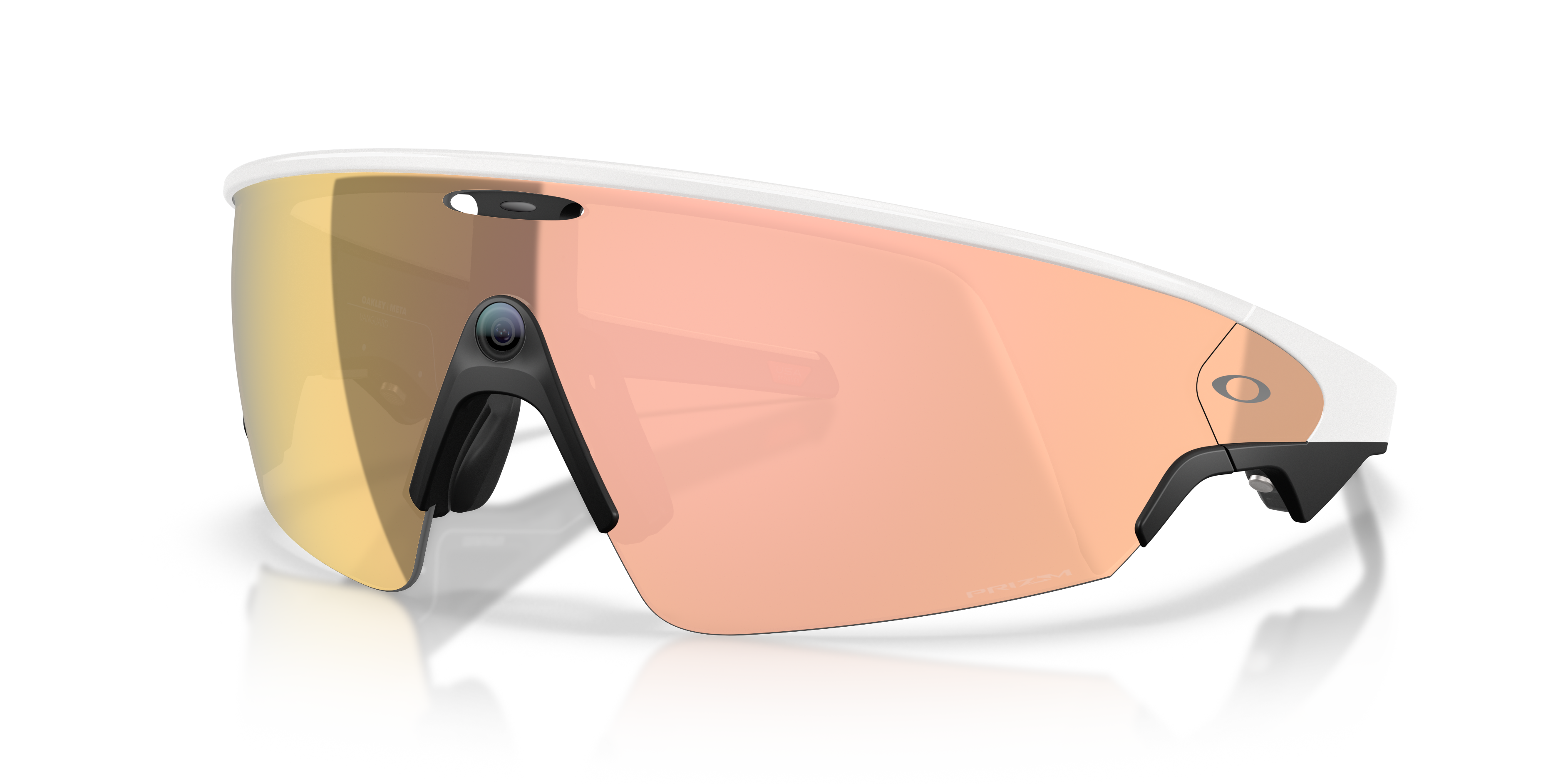 Oakley | Meta Meta Vanguard Unisex Rectangle Prizm Sunglasses - White Frame