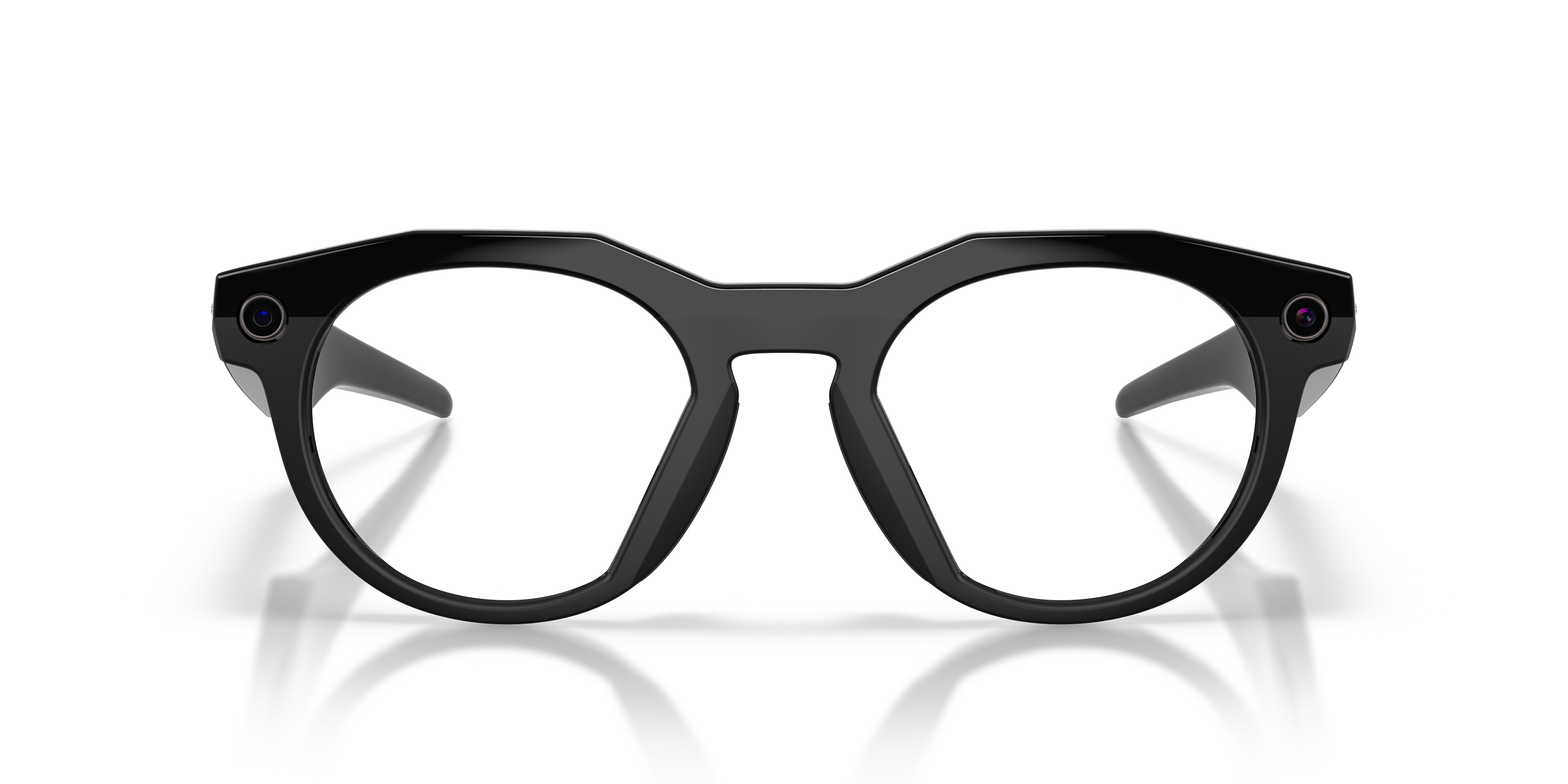 Oakley | Meta Meta HSTN Unisex Round Sunglasses - Clear Frame