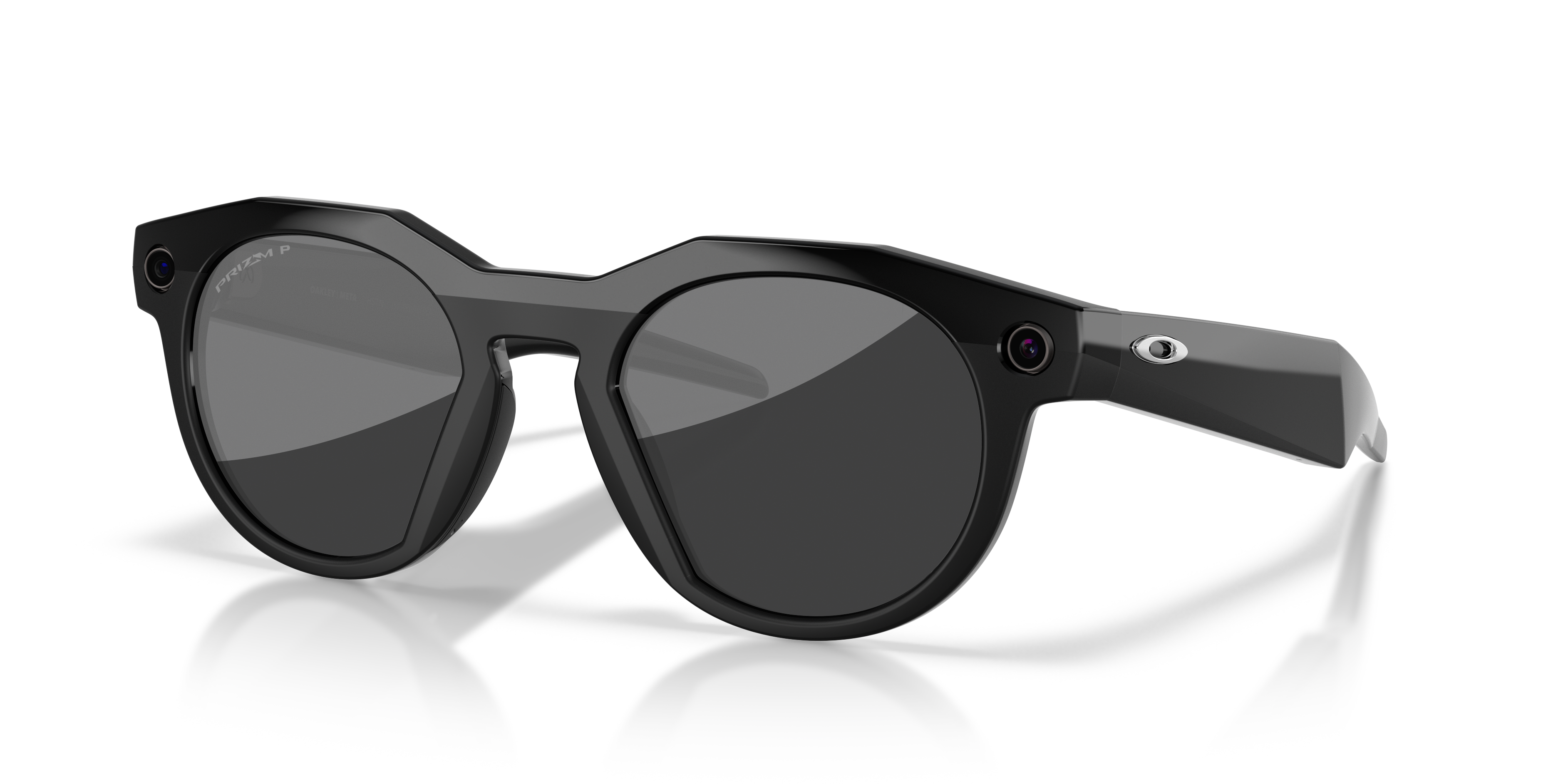 Oakley | Meta Meta HSTN Unisex Round Prizm Sunglasses - Black Frame