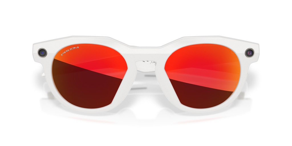Oakley | Meta Meta HSTN Unisex Round Prizm Sunglasses - Warm Grey Frame