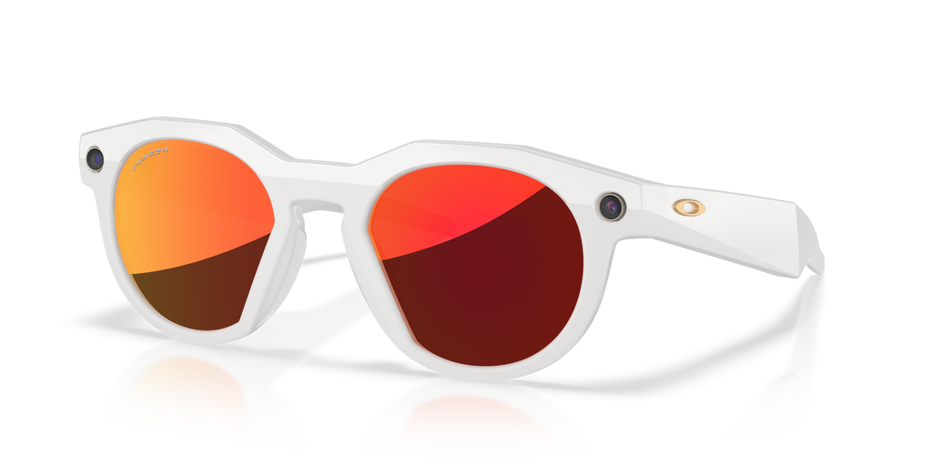Oakley | Meta Meta HSTN Unisex Round Prizm Sunglasses - Warm Grey Frame