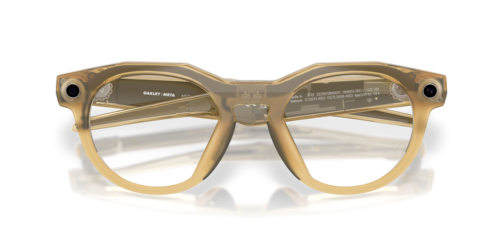 Oakley | Meta Meta HSTN Unisex Round Sunglasses - Clear Frame