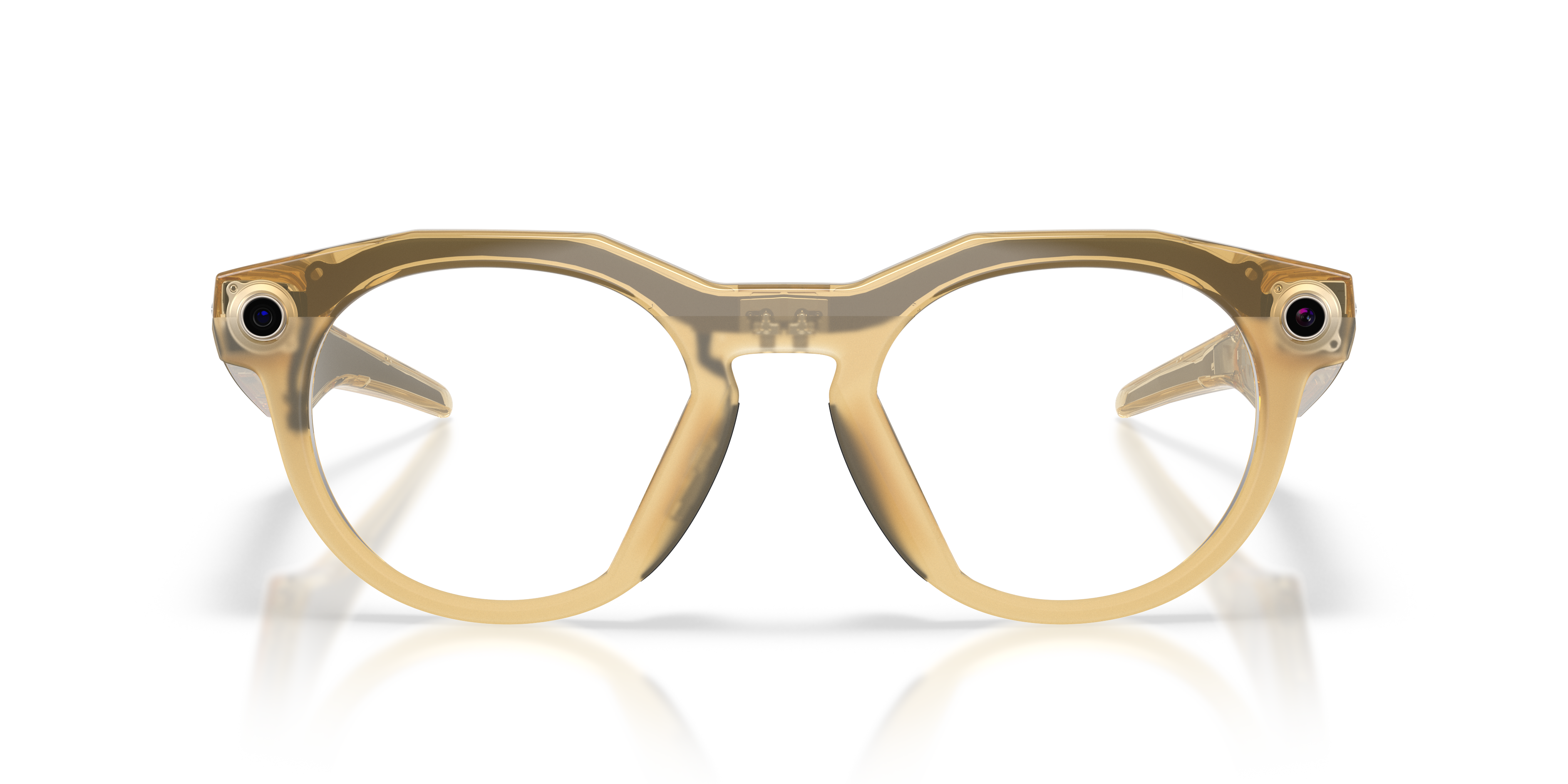 Oakley | Meta Meta HSTN Unisex Round Sunglasses - Clear Frame