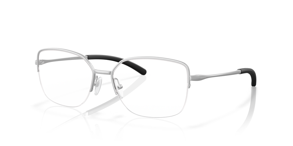 Oakley OX3006 Moonglow Women's Round Eyeglass Frames - Satin Chrome Frame