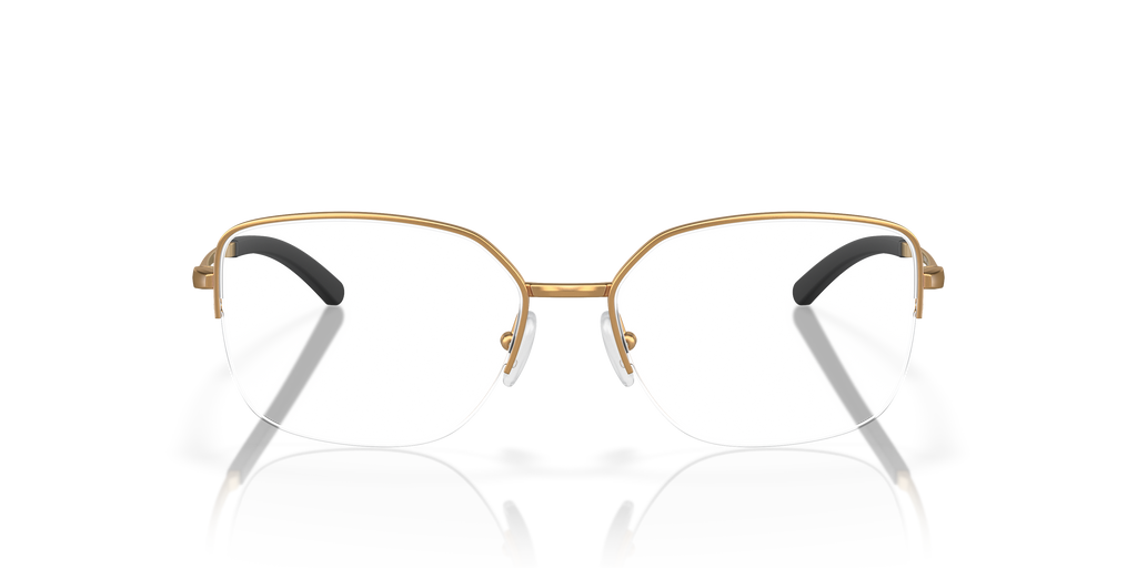 Oakley OX3006 Moonglow Women's Round Eyeglass Frames - Satin Chrome Frame
