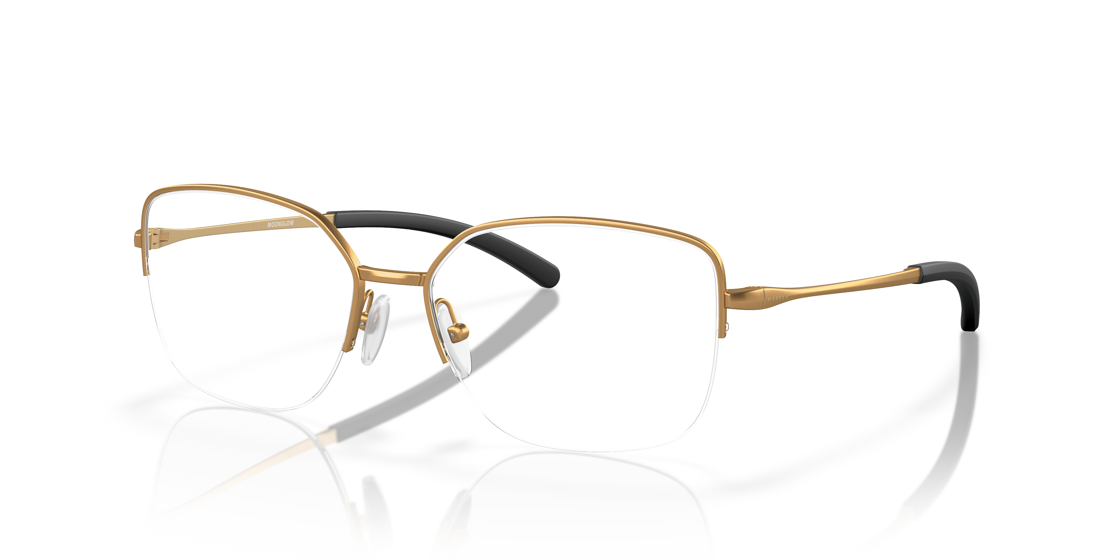 Oakley OX3006 Moonglow Women's Round Eyeglass Frames - Satin Gold Frame