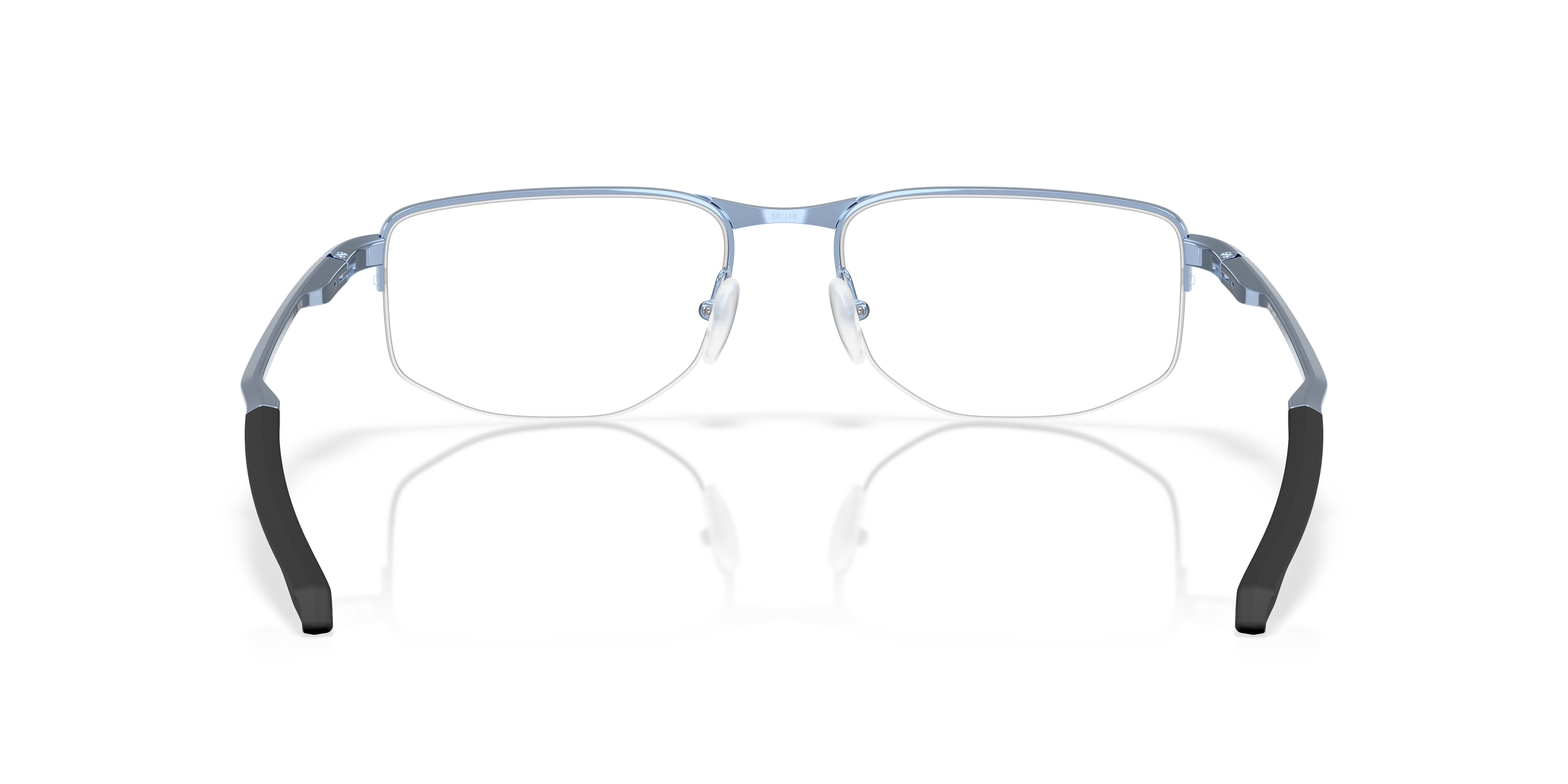 Oakley OX3035 Addams 0.5 Men's Rectangle Eyeglass Frames - Polished Stonewash Frame