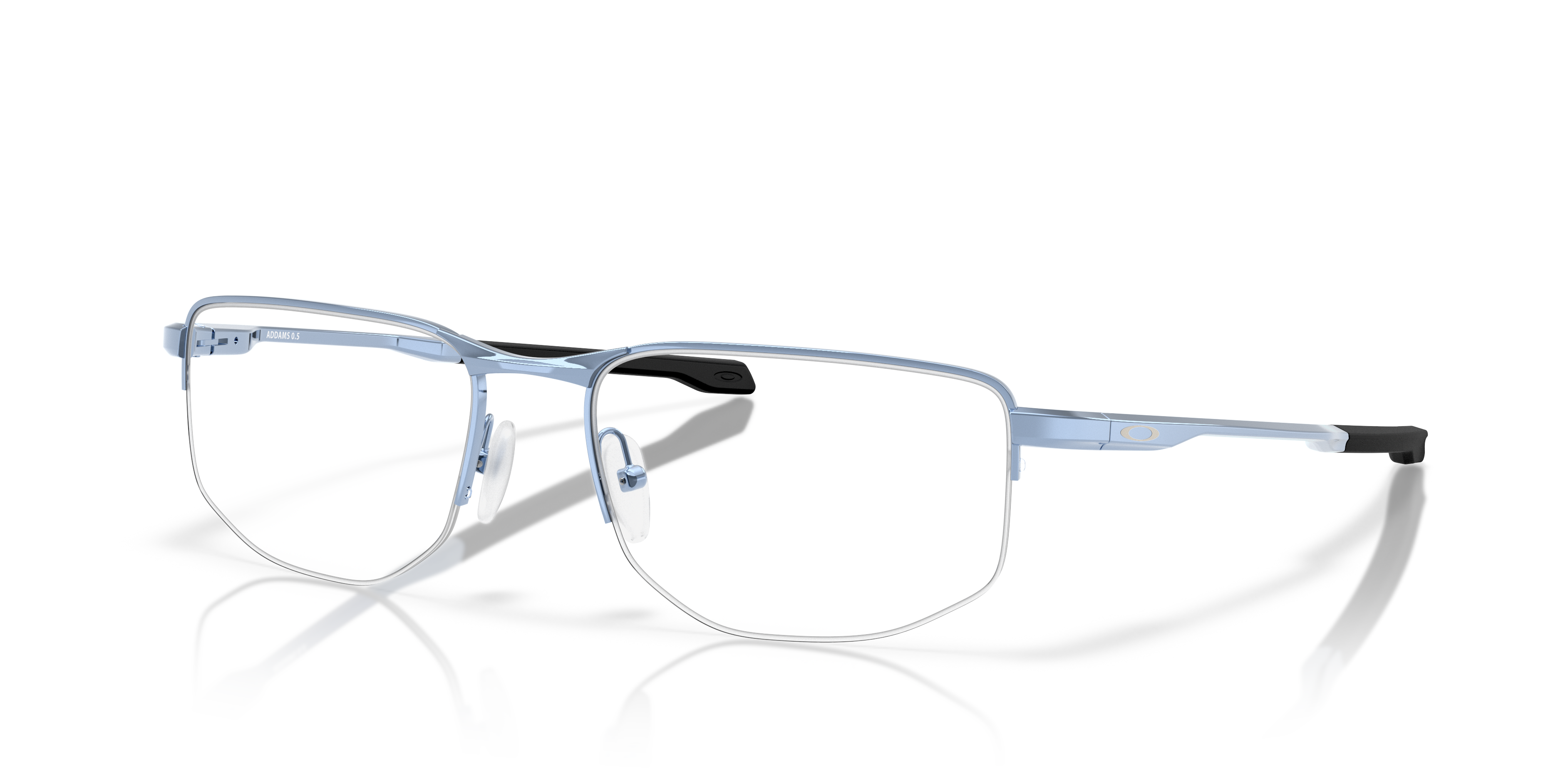 Oakley OX3035 Addams 0.5 Men's Rectangle Eyeglass Frames - Polished Stonewash Frame